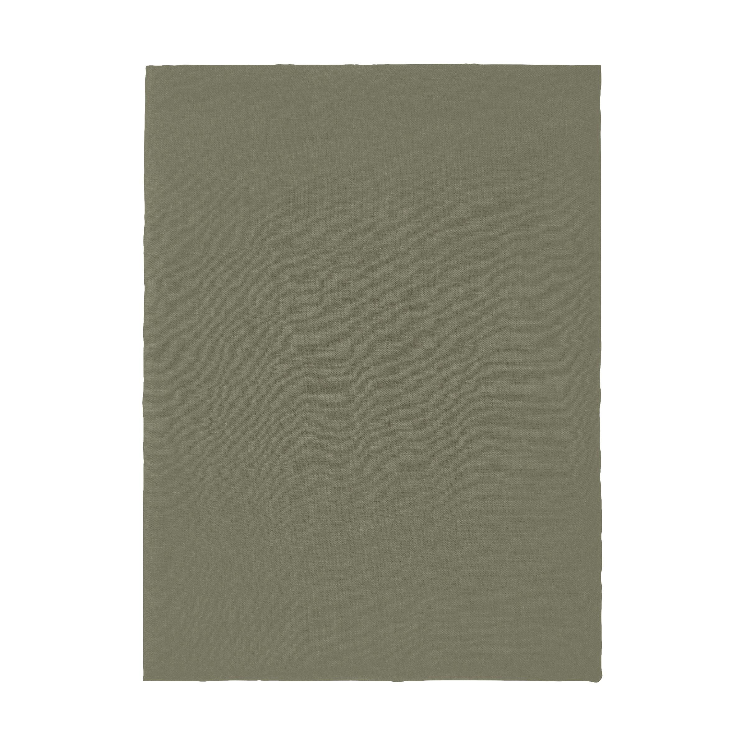 Alexandre Turpault Laken Nouvelle Vague Stonewashed Linnen Kaki 270 x 300 cm