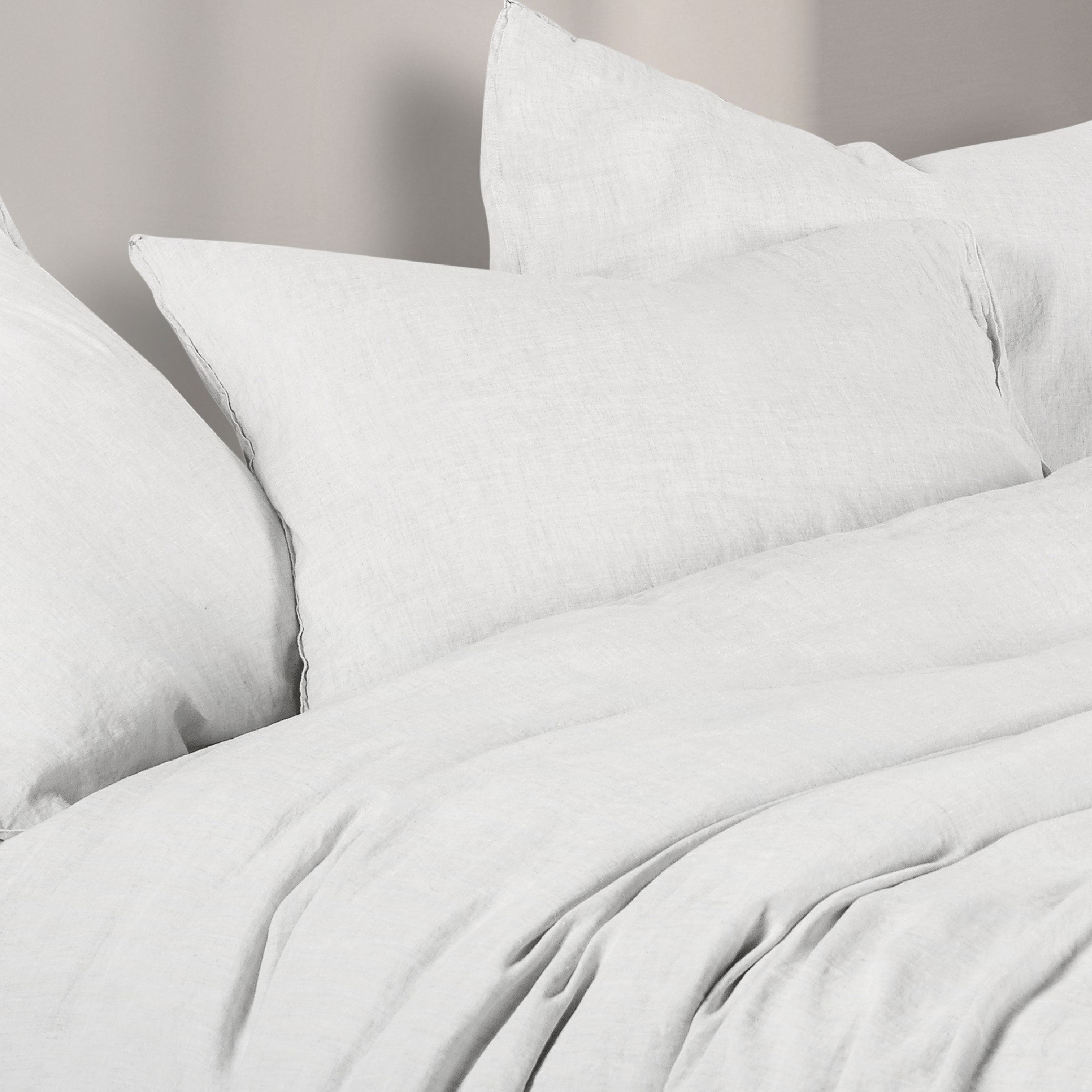 Dommelin Kussensloop Tough Stonewashed Linnen Wit 60 x 70 cm