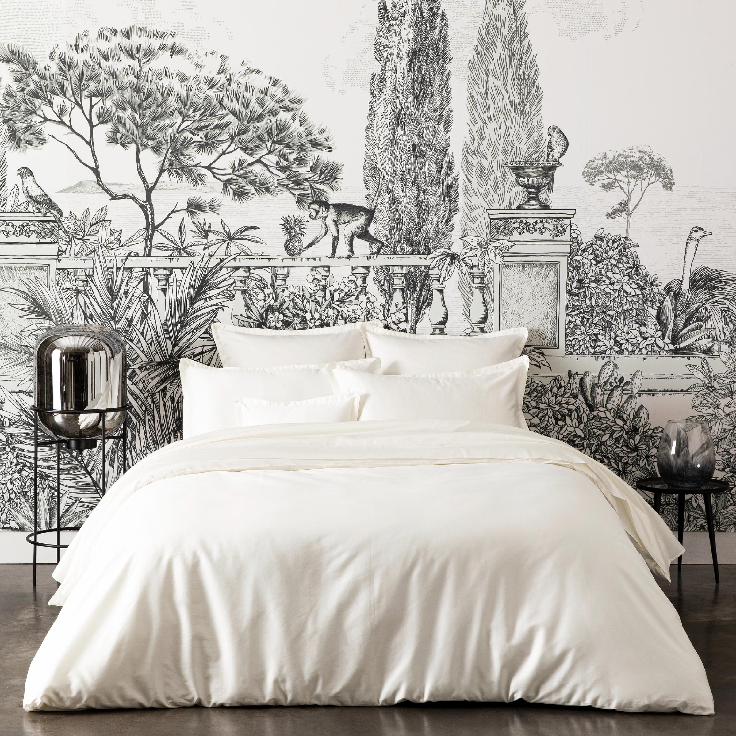 Alexandre Turpault Kussensloop Teophile Organic Satijn 300TC Hermine