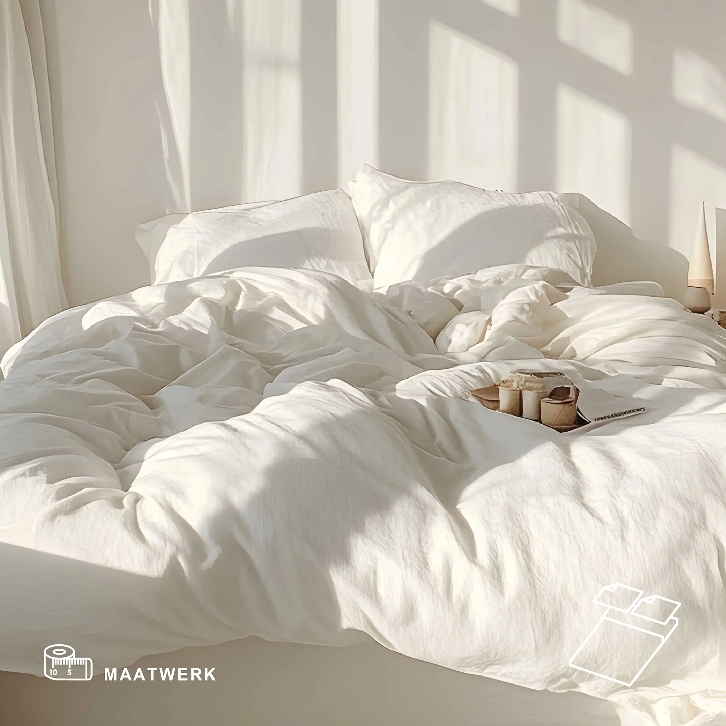 Lysdrap Dekbedovertrek Virgo op Maat Flanel 140 gr/m2