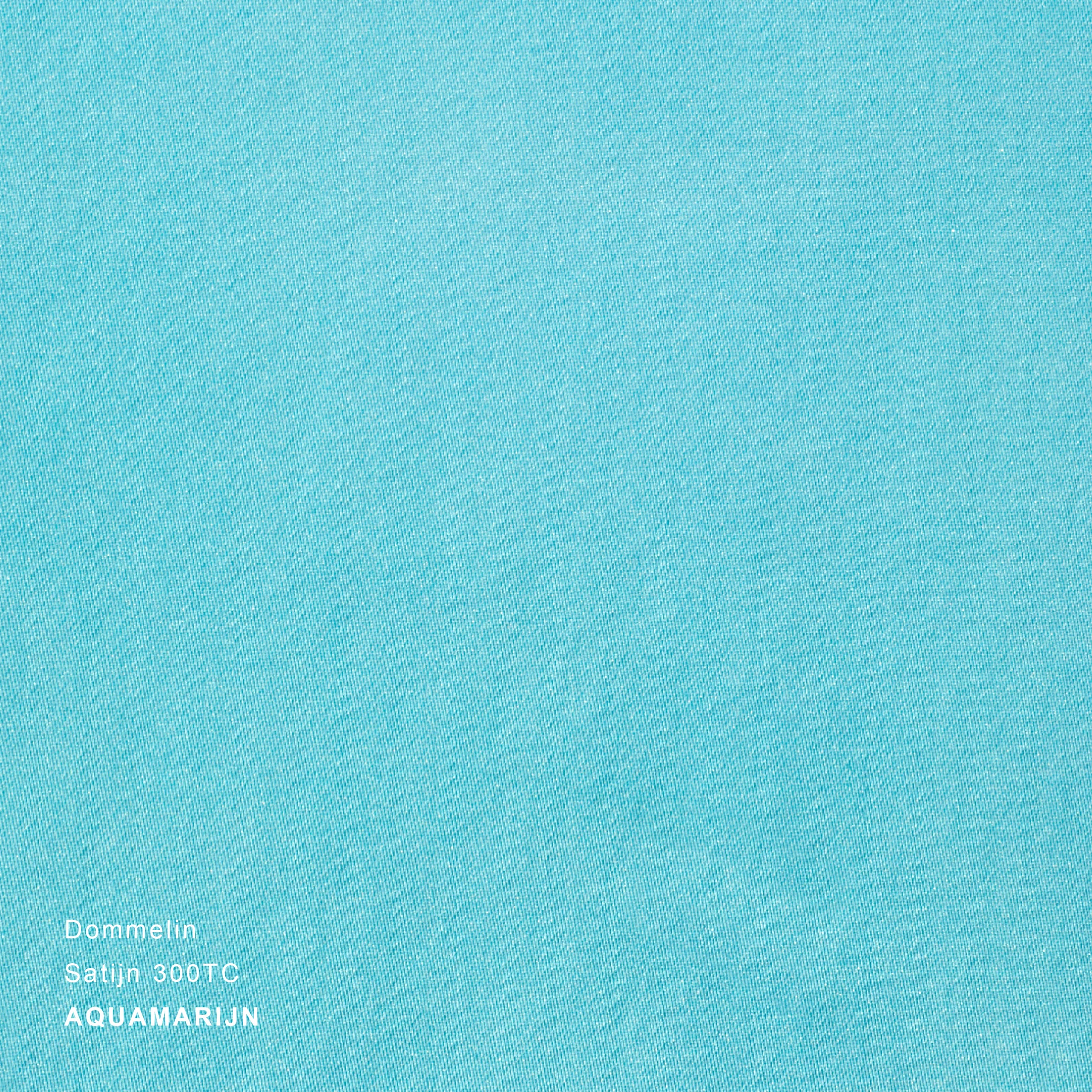 Dommelin Dekbedovertrek Set Satijn 300TC Aquamarijn