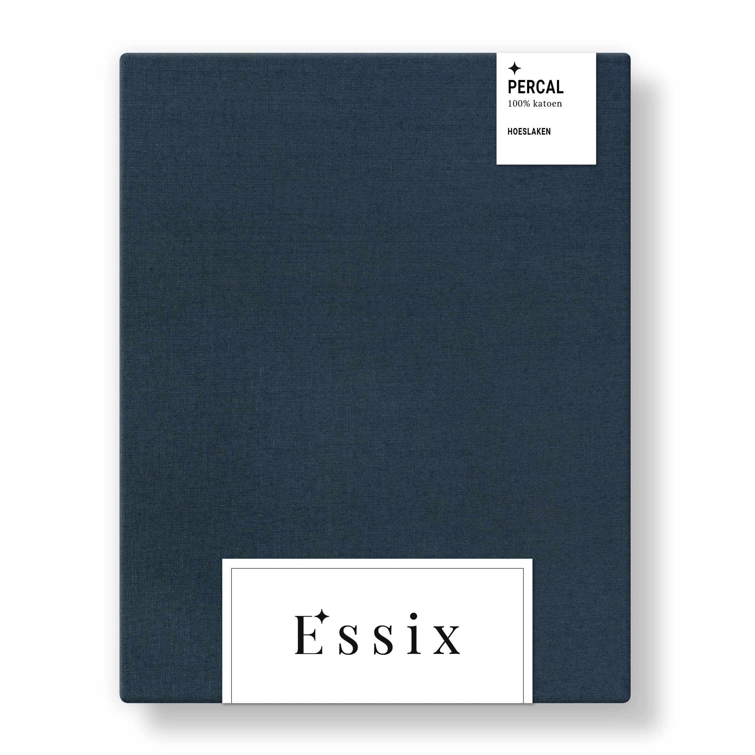 Essix Hoeslaken Premiere Percal 200TC Bleu Nuit