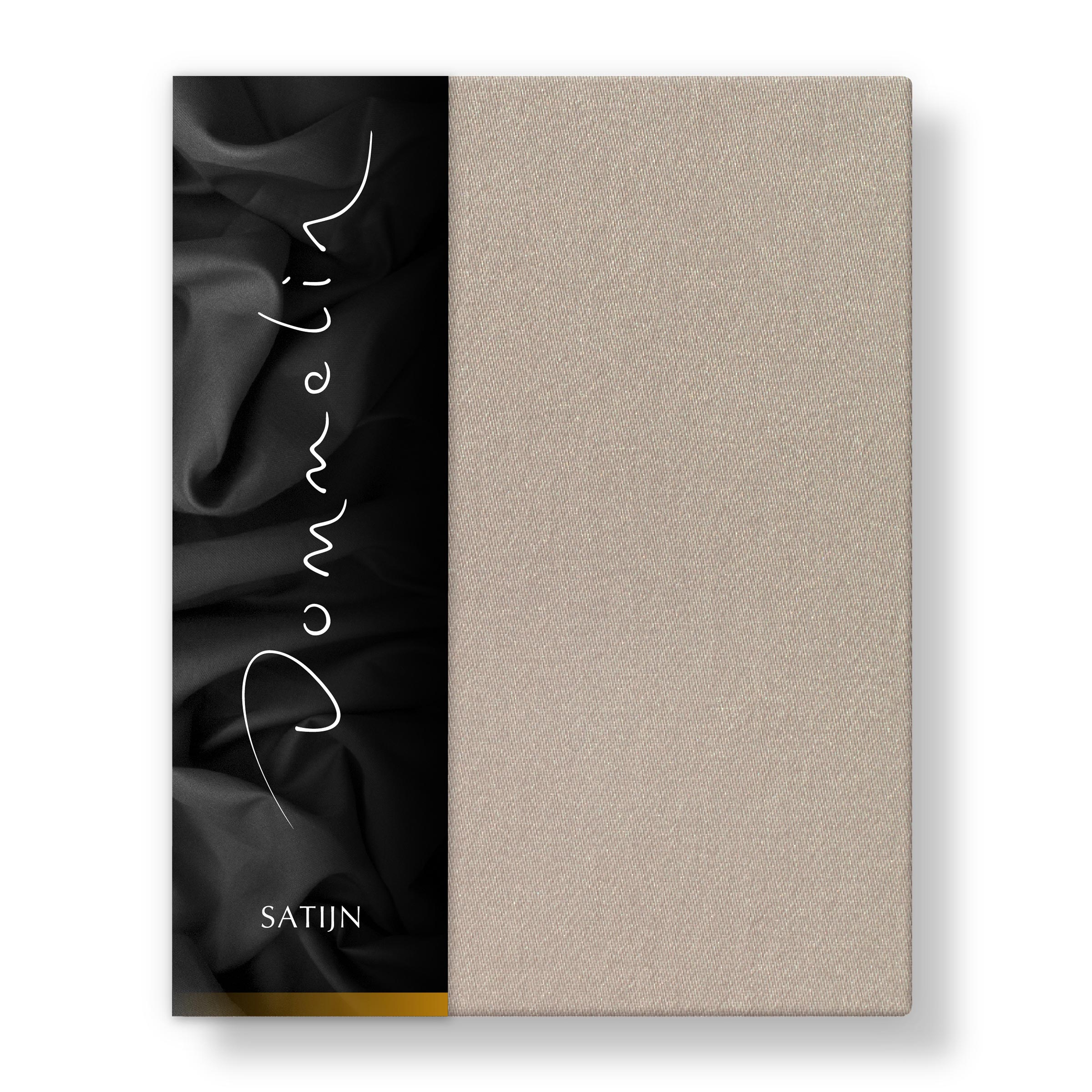 Dommelin Split Topper Hoeslaken Satijn 300TC Kaki