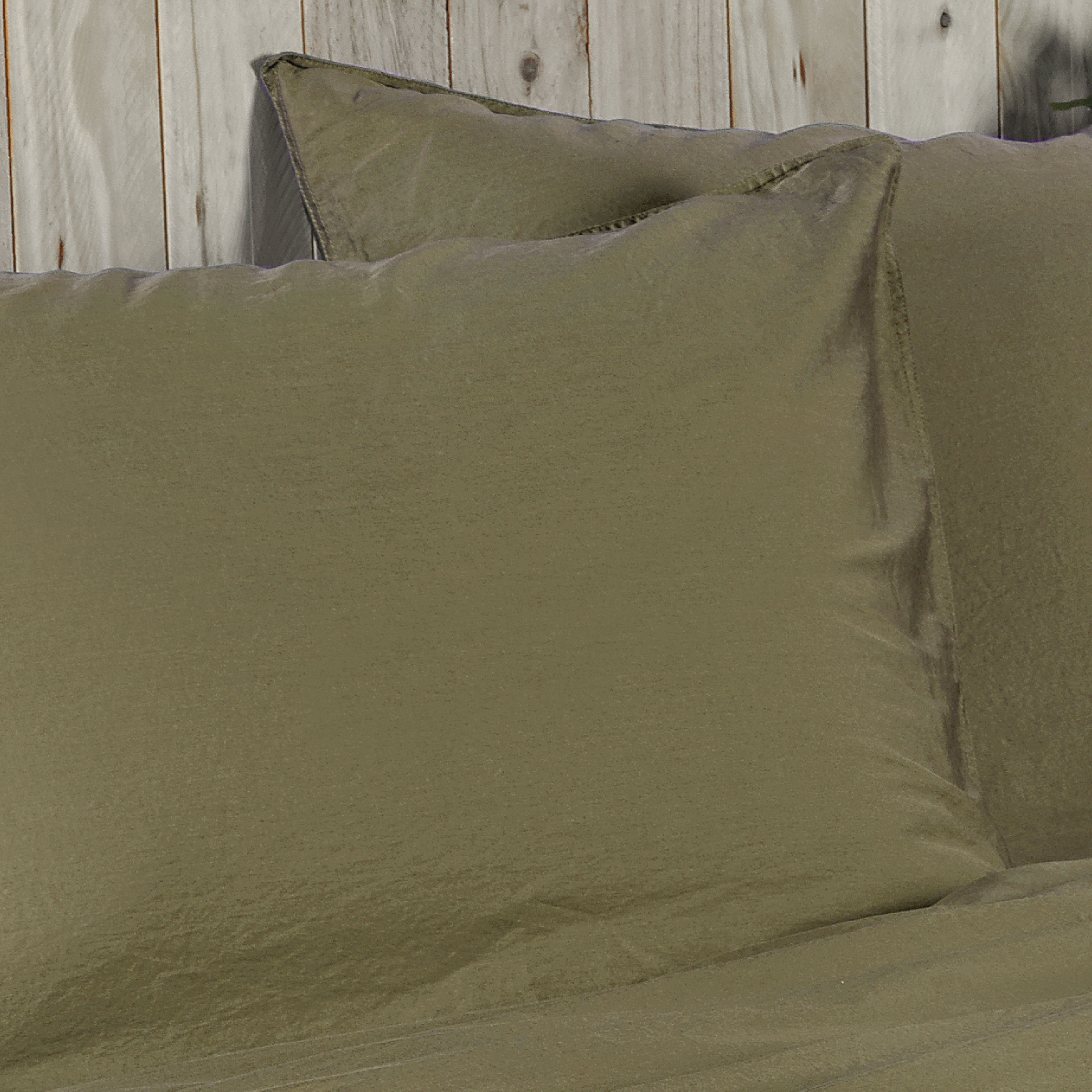 Dommelin Kussensloop Lavado Stonewashed Satijn 300TC Brons 60 x 70 cm