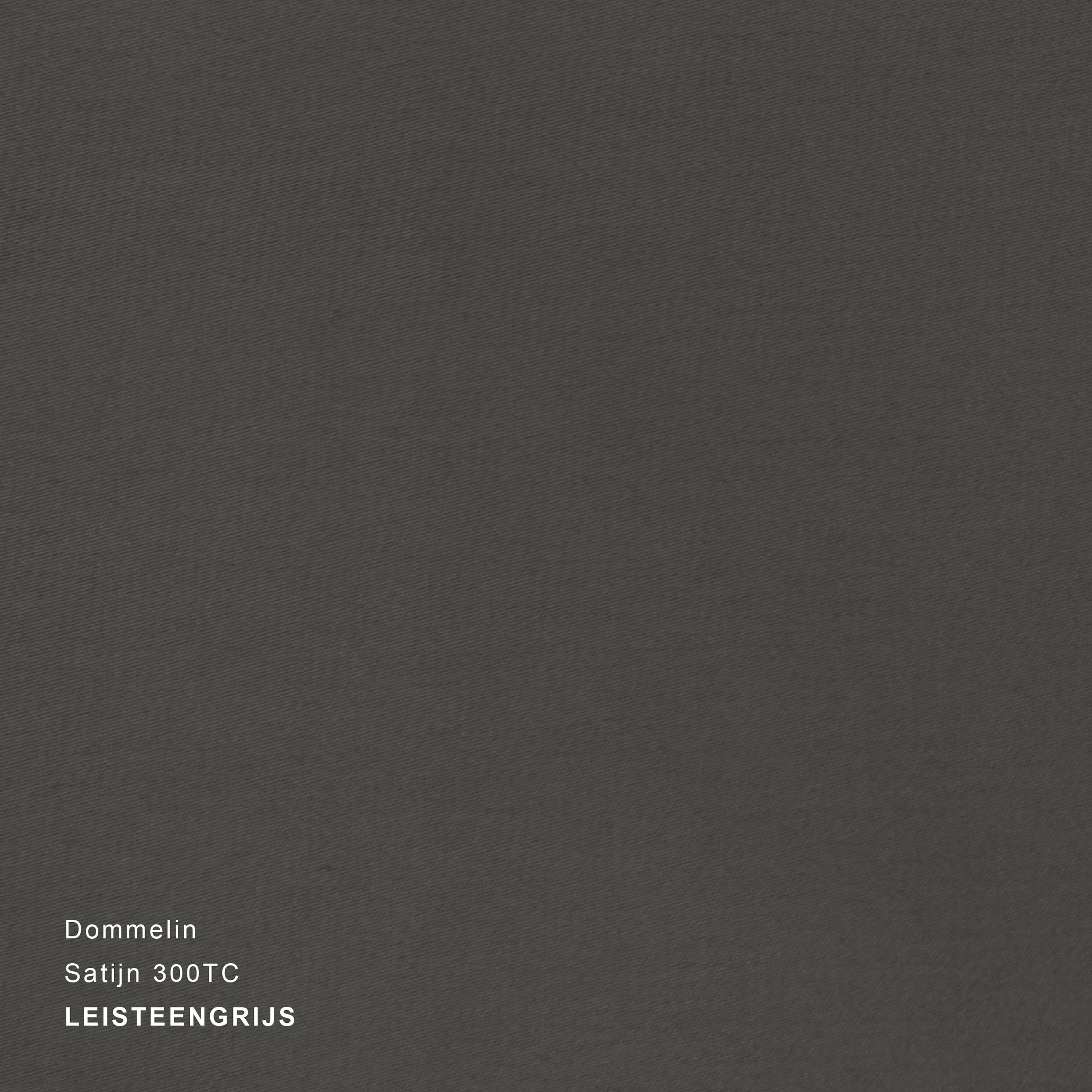 Dommelin Dekbedovertrek Set Satijn 300TC Leisteengrijs 