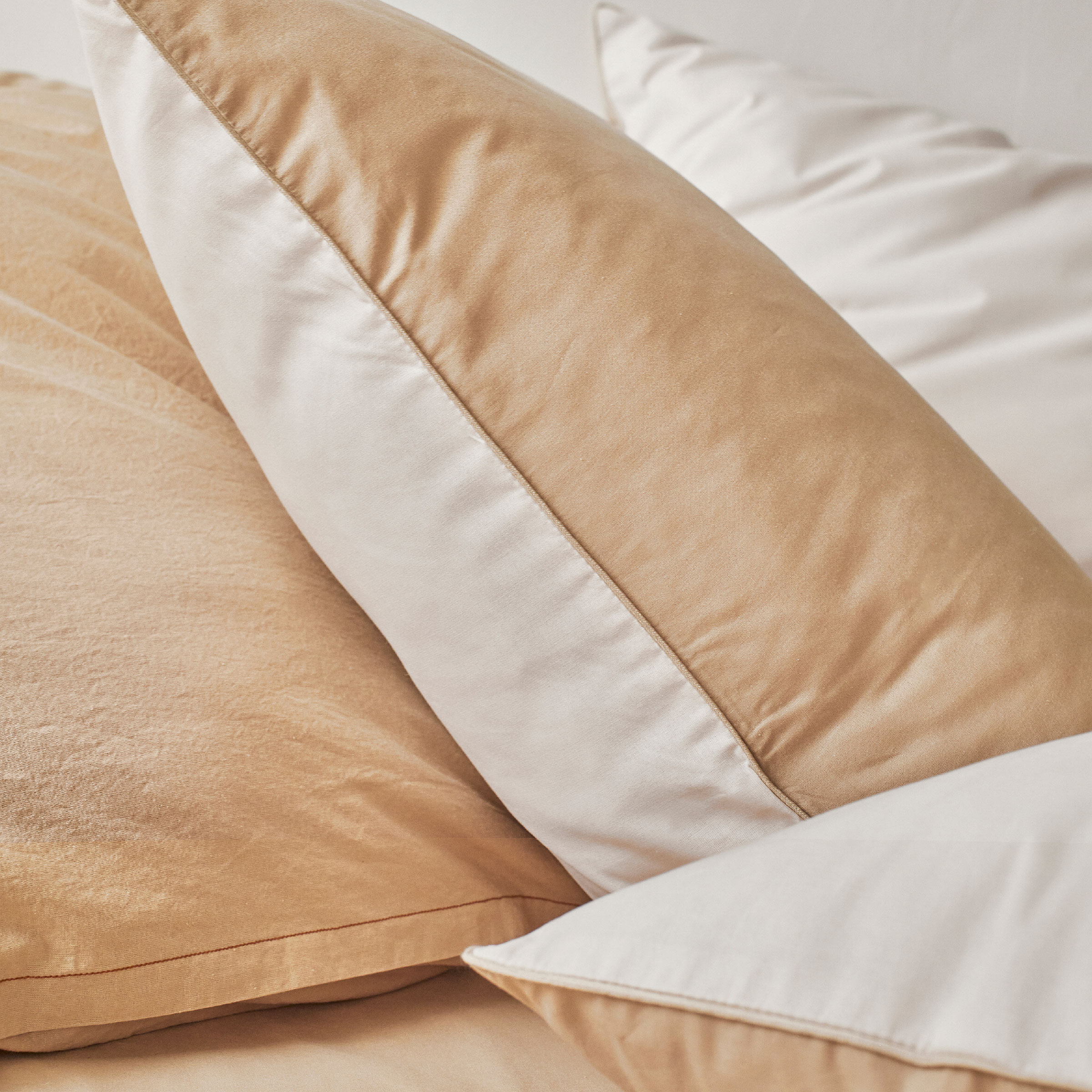 Essix Dekbedovertrek Bons Jours Katoen 145TC Sable - Creme