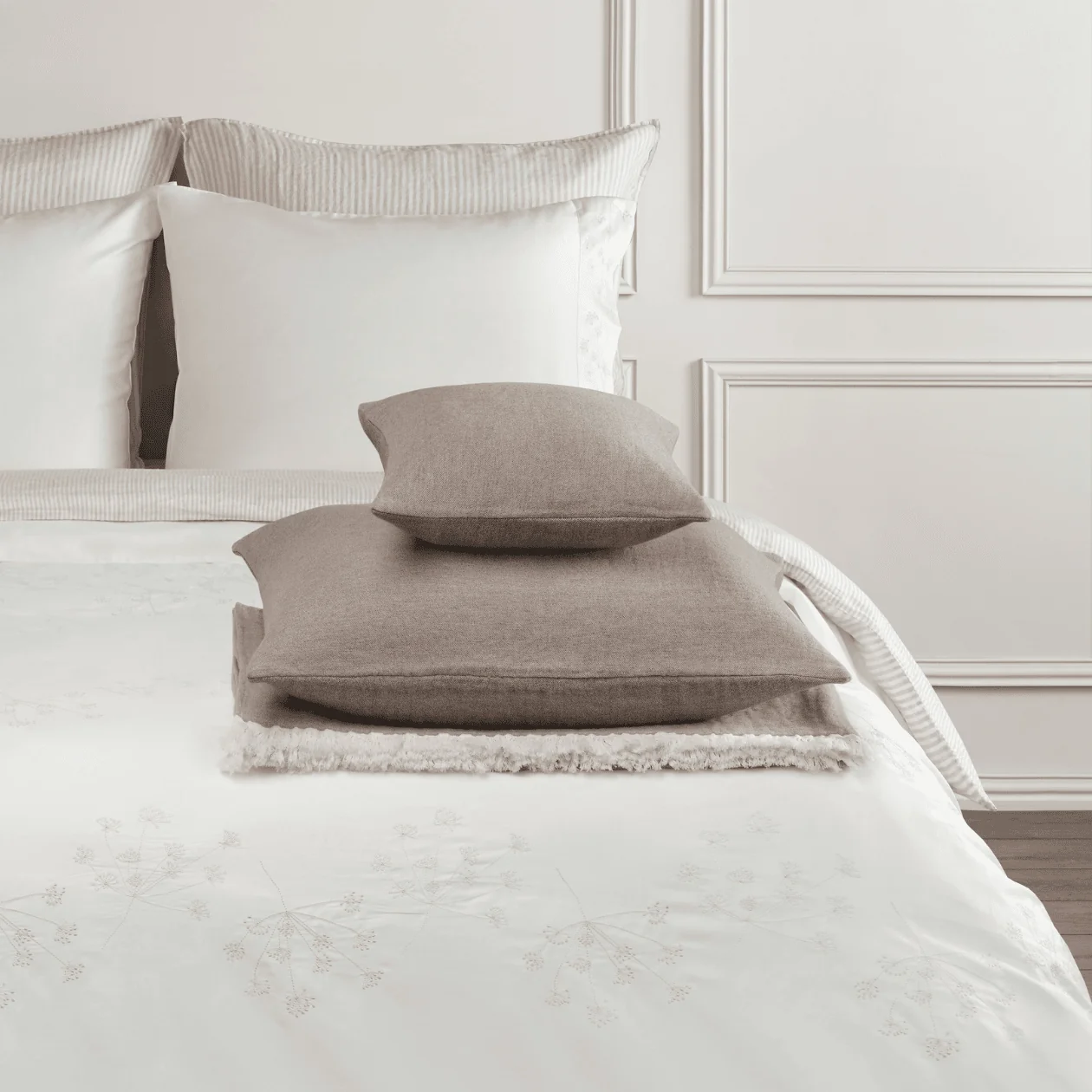 Dommelin Plaid Bravio Katoen-Wol 300 gr/m2, bed, bedding, kussen, kussenhoes, linnen