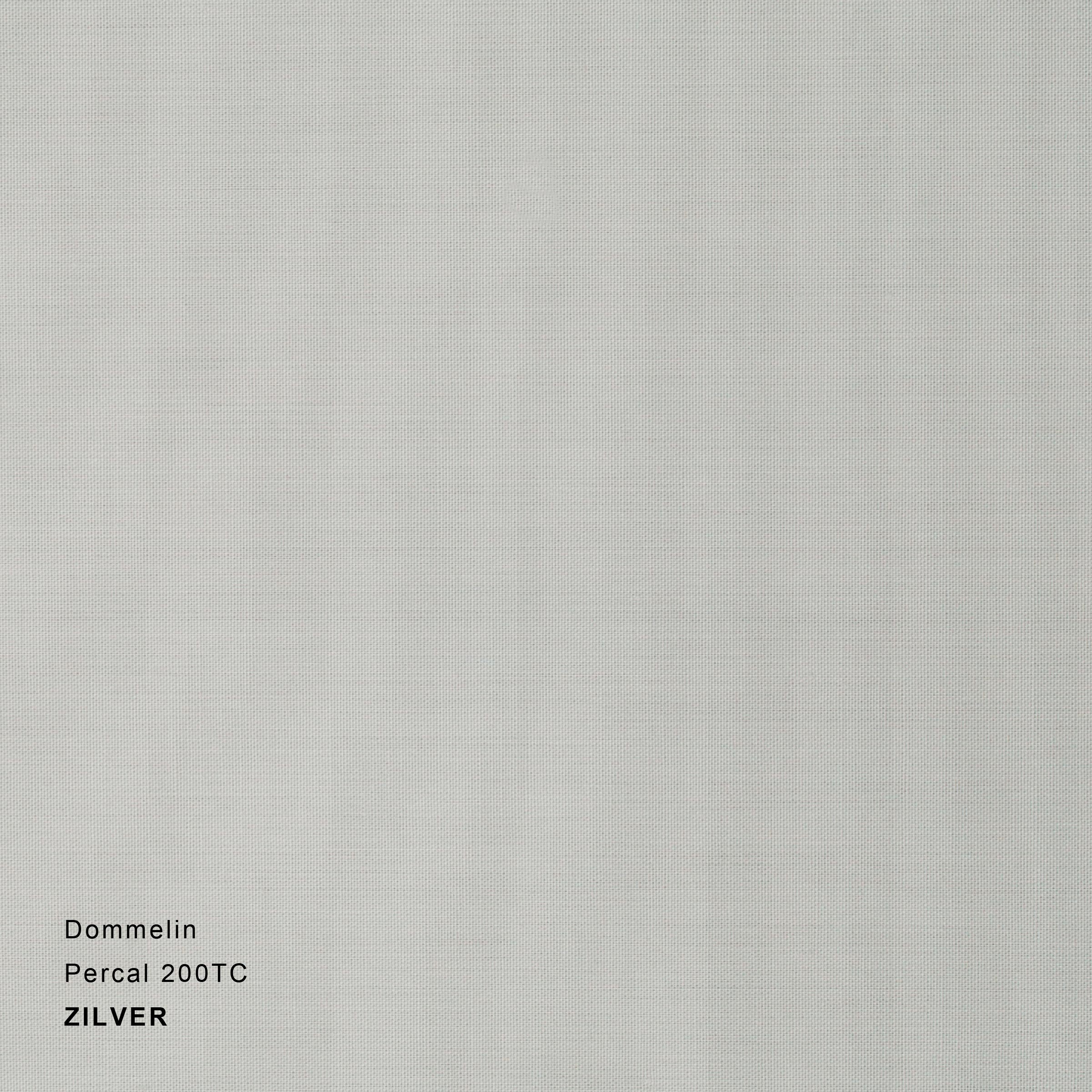 Dommelin Dekbedovertrek Percal 200TC Zilver