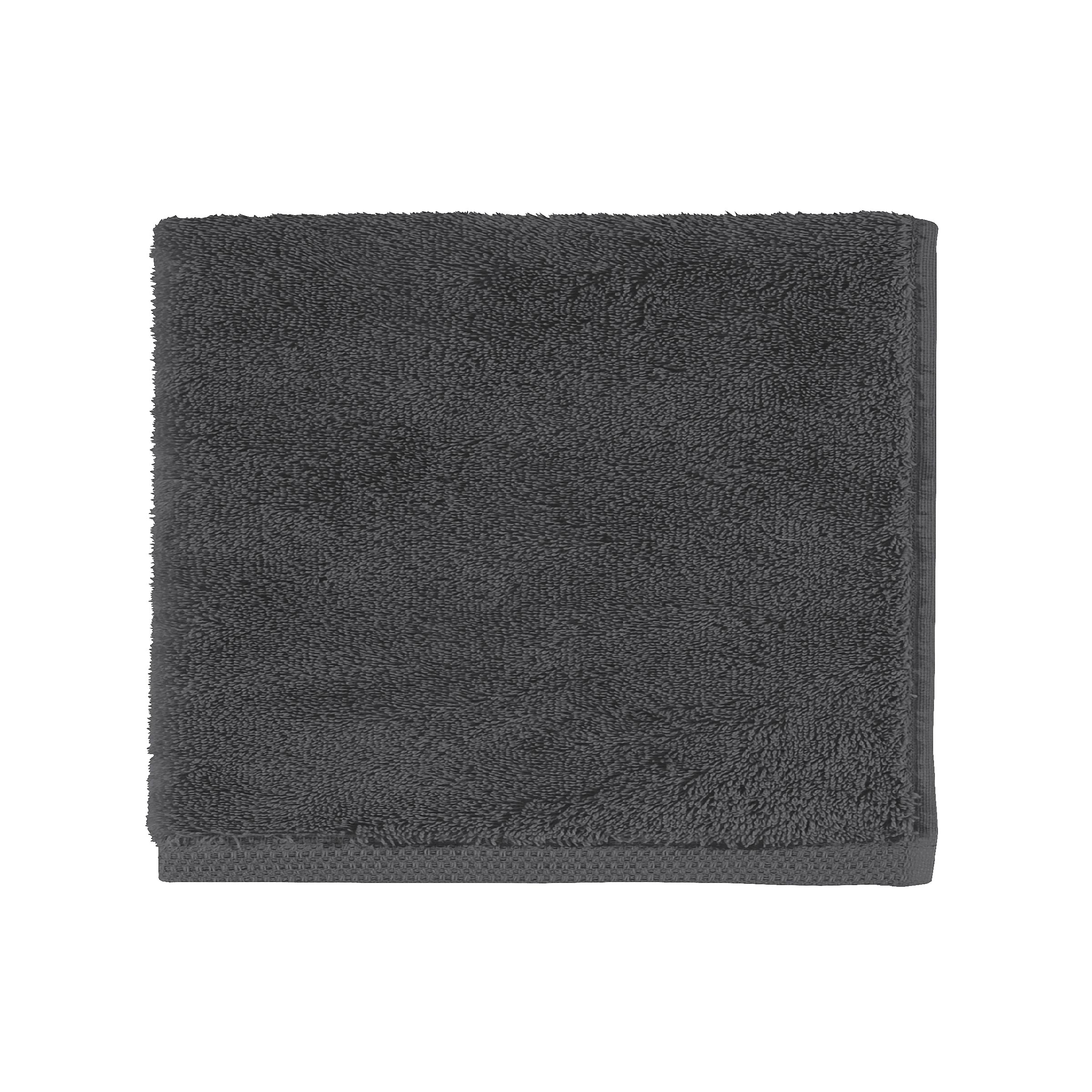 Alexandre Turpault Handdoek Essentiel Organic Katoen 650 gr/m2 Graphite 60 x 100 cm