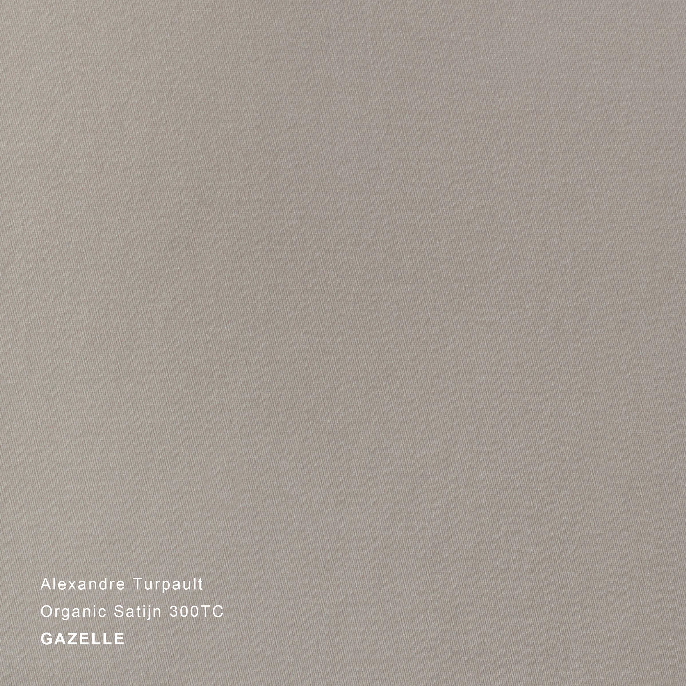 Alexandre Turpault Dekbedovertrek Teophile Organic Satijn 300TC Gazelle