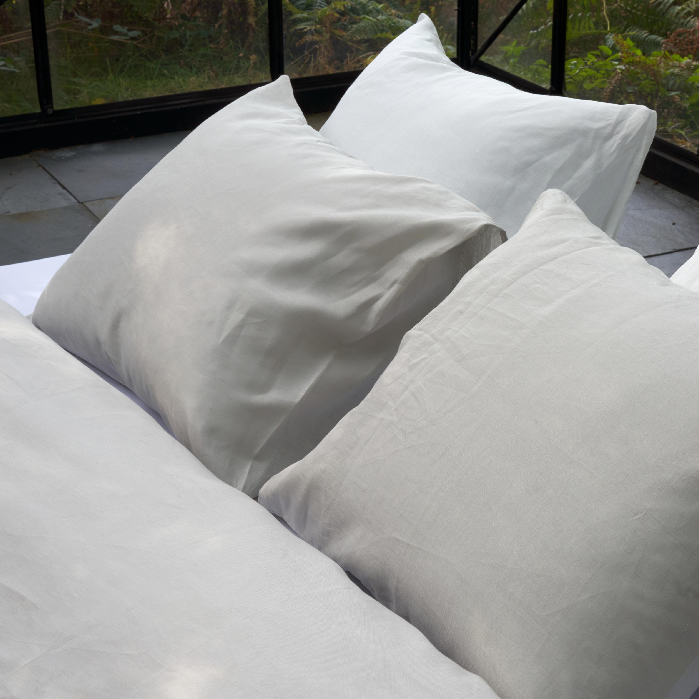 Dommelin Kussensloop Organic Linnen 140TC Wolwit