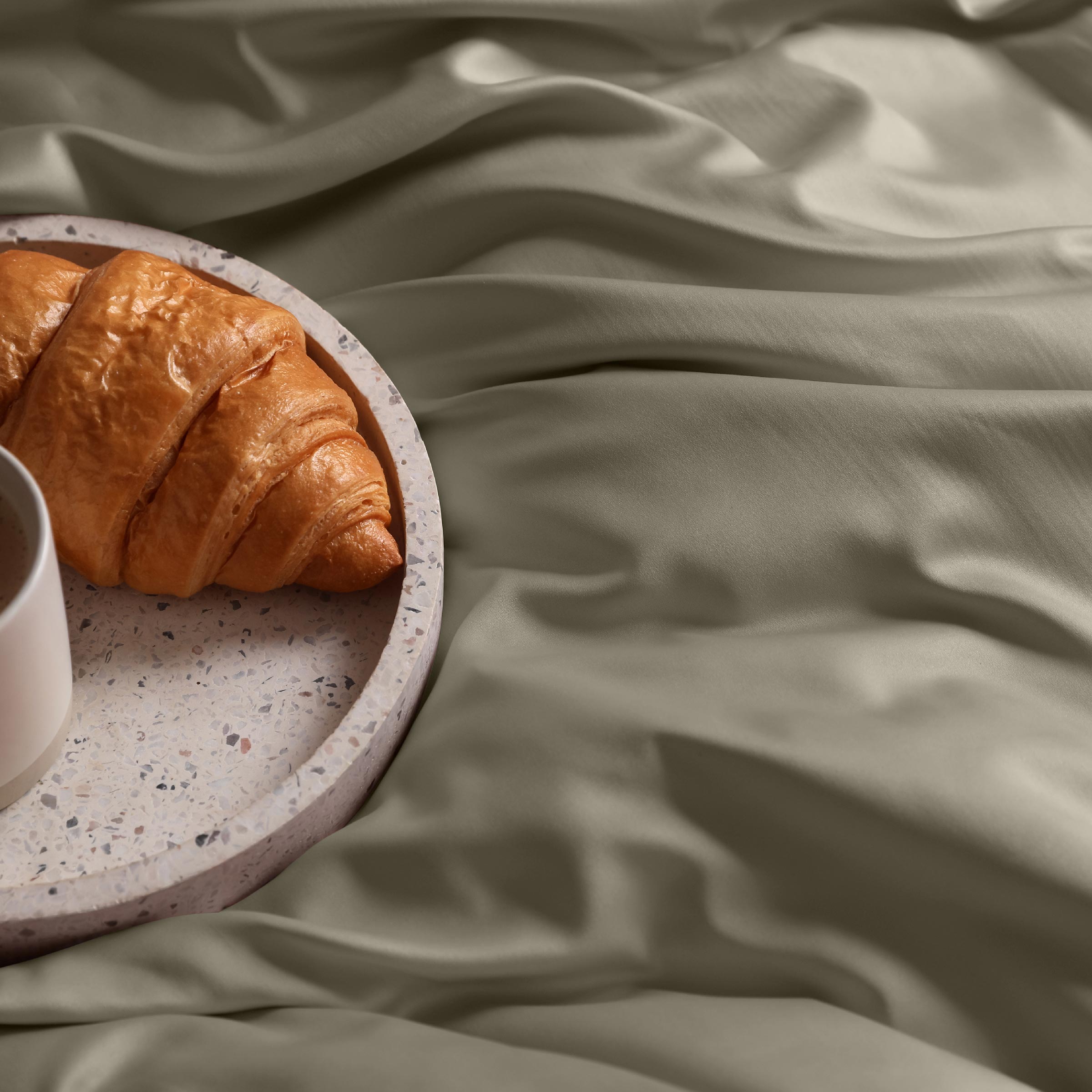 Dommelin Dekbedovertrek Set Satijn 300TC Taupe