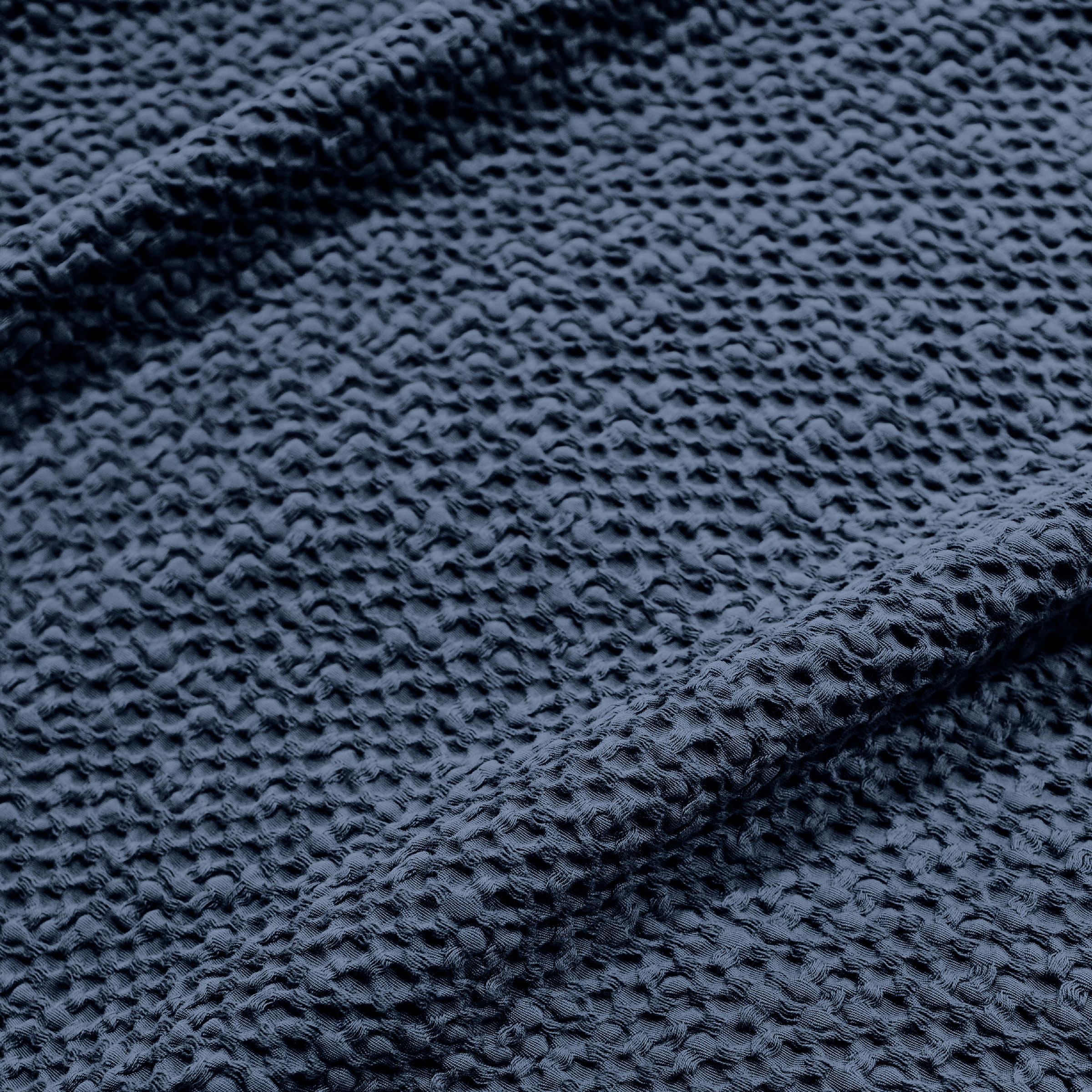 Essix Sprei Songe Stonewashed Katoen Bleu Nuit 240 x 260 cm