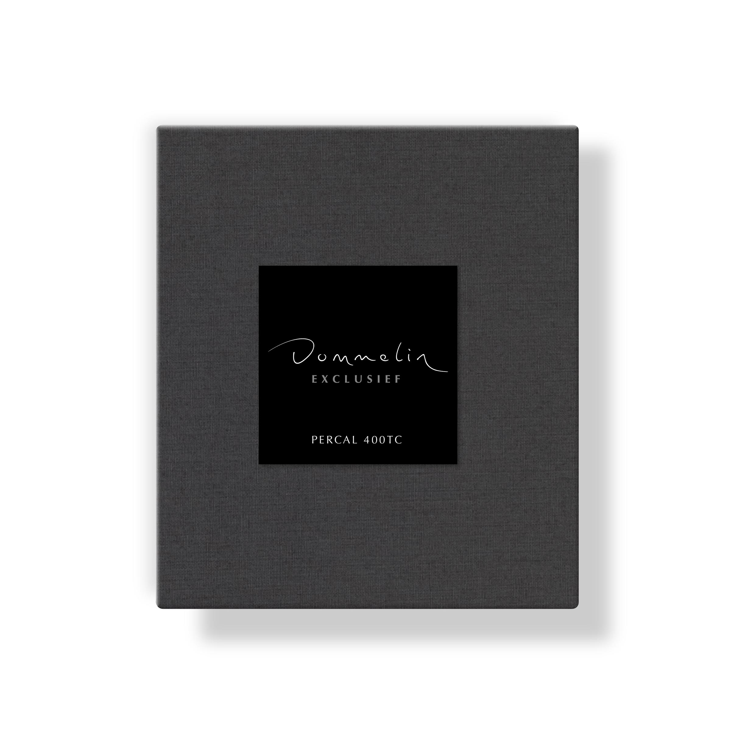 Dommelin Kussensloop Volant Percal 400TC Basalt 60 x 70 cm