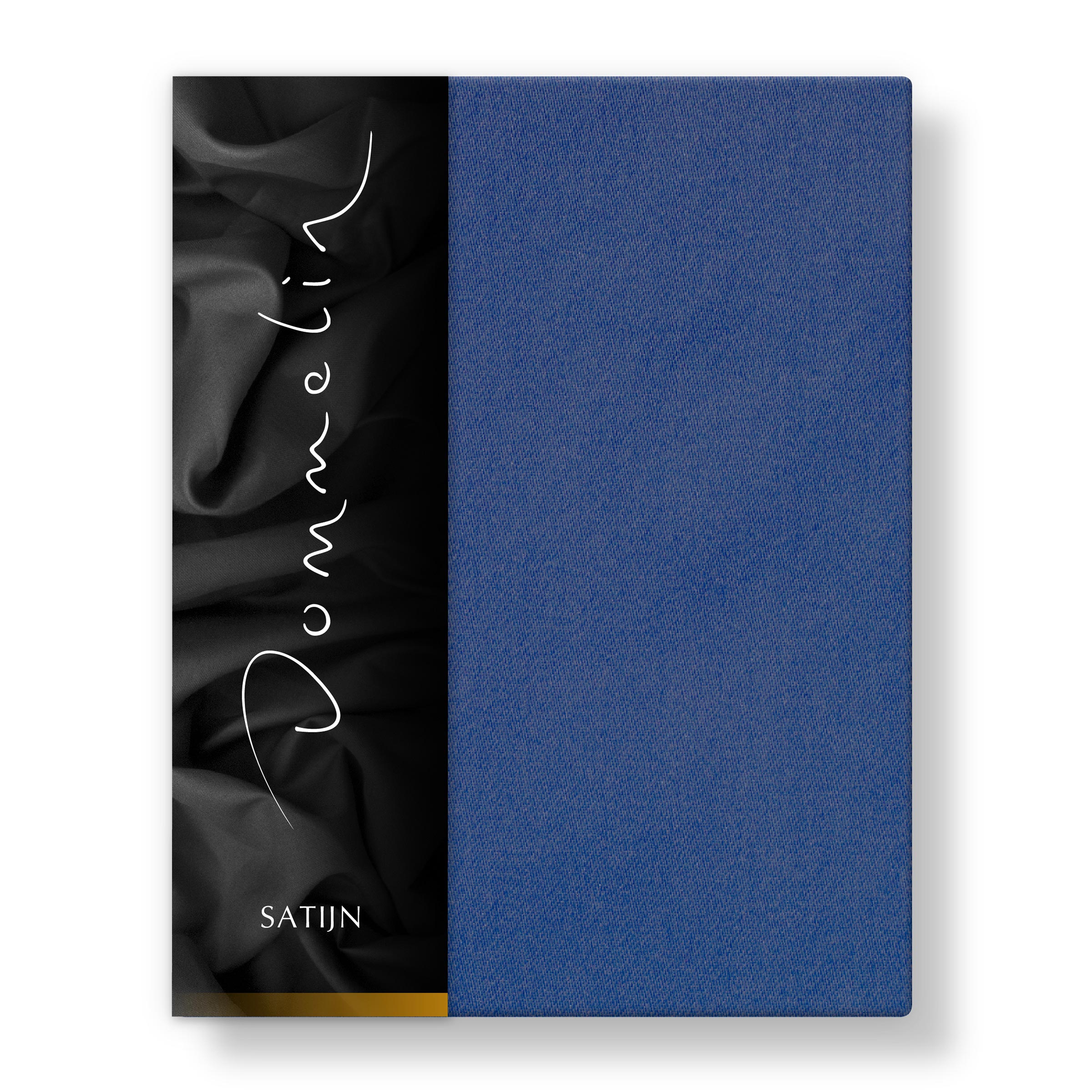 Dommelin Hoeslaken Satijn 300TC Jeansblauw