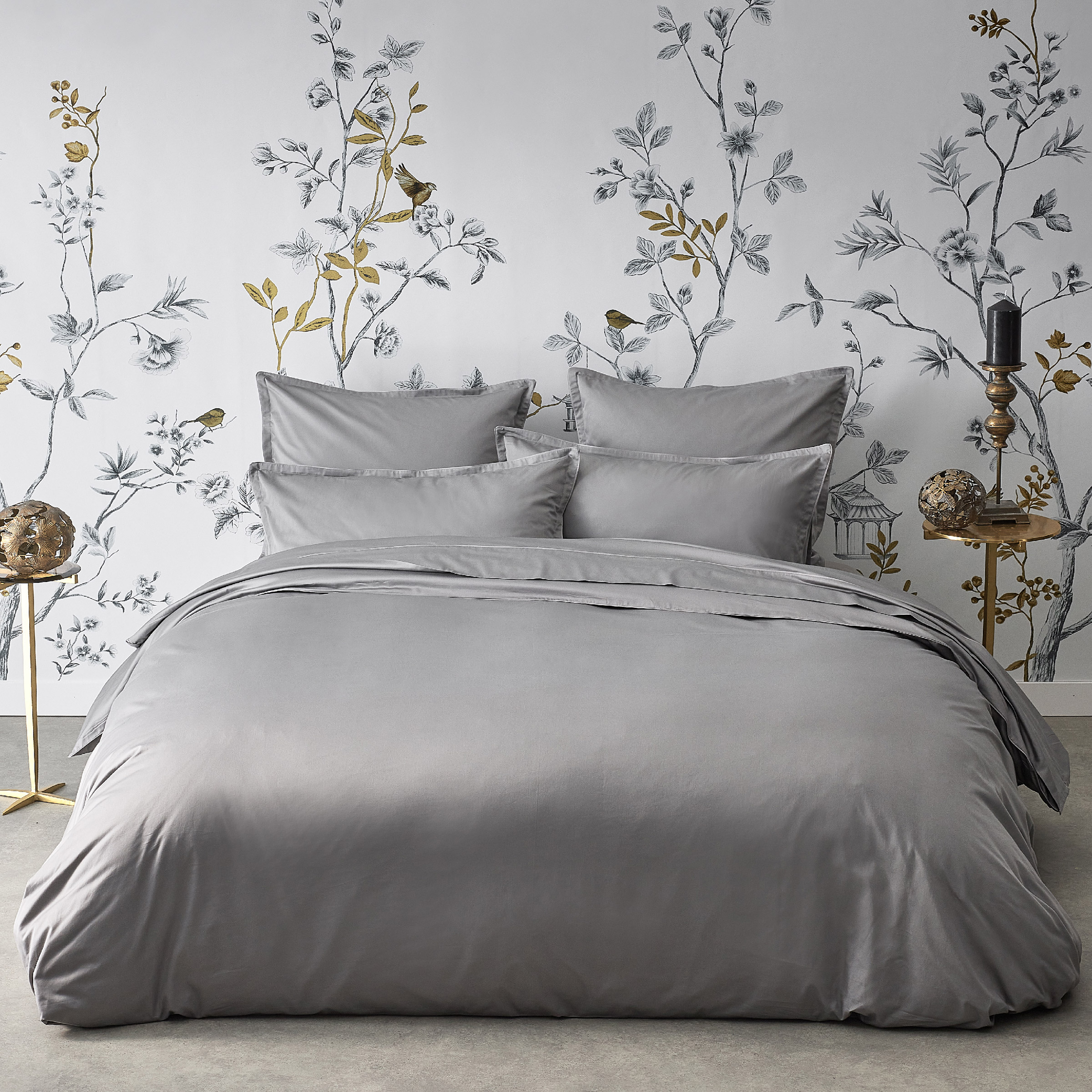 Alexandre Turpault Dekbedovertrek Teophile Organic Satijn 300TC Meteore