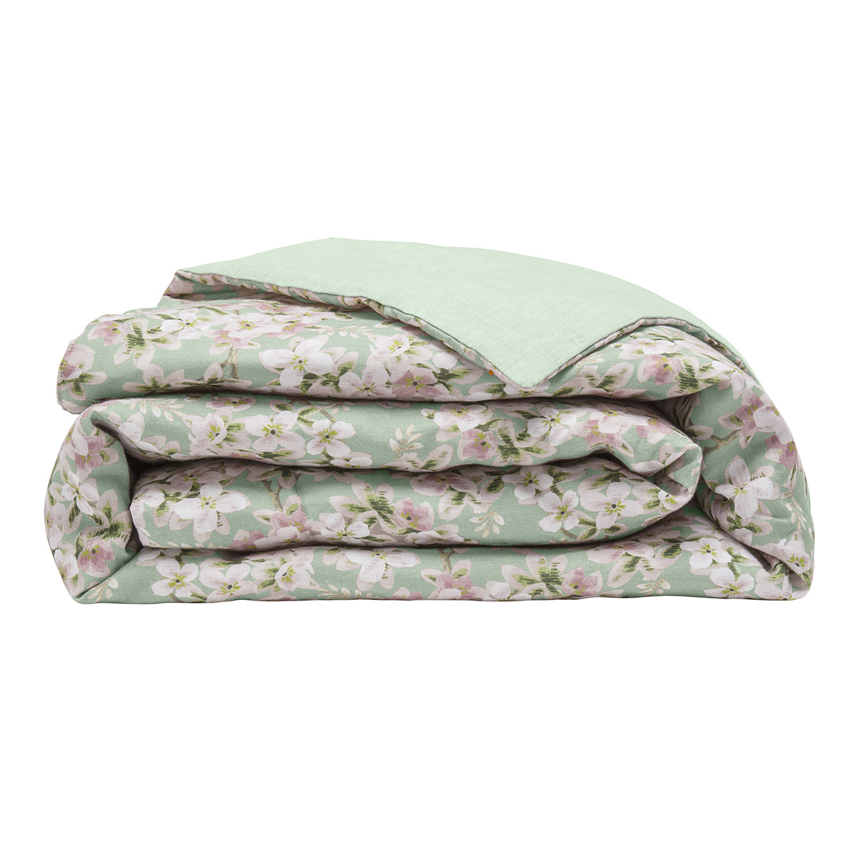 Alexandre Turpault Plaid Bloom Linnen Eucalyptus 130 x 180 cm