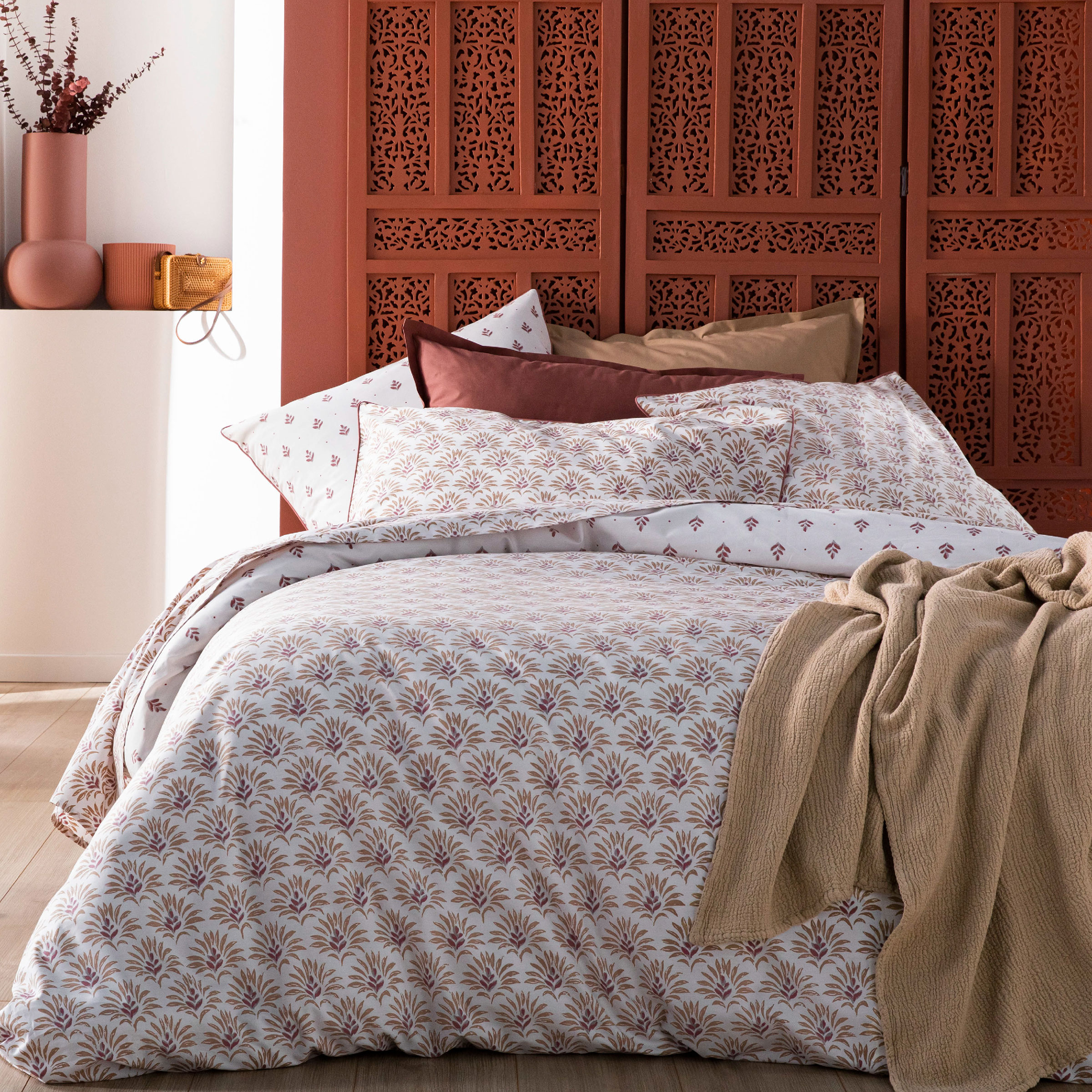 Essix Plaid Jazzy Stonewashed Katoengaas Reve Bleu 130 x 170 cm