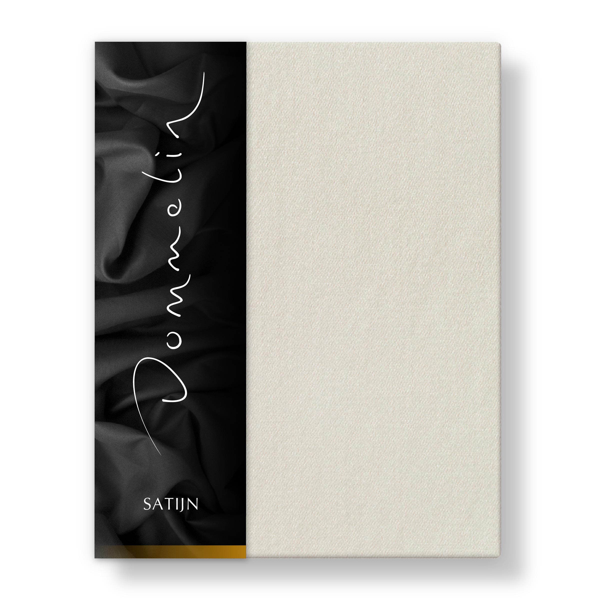 Dommelin Dubbel Split Hoeslaken Satijn 300TC Beige