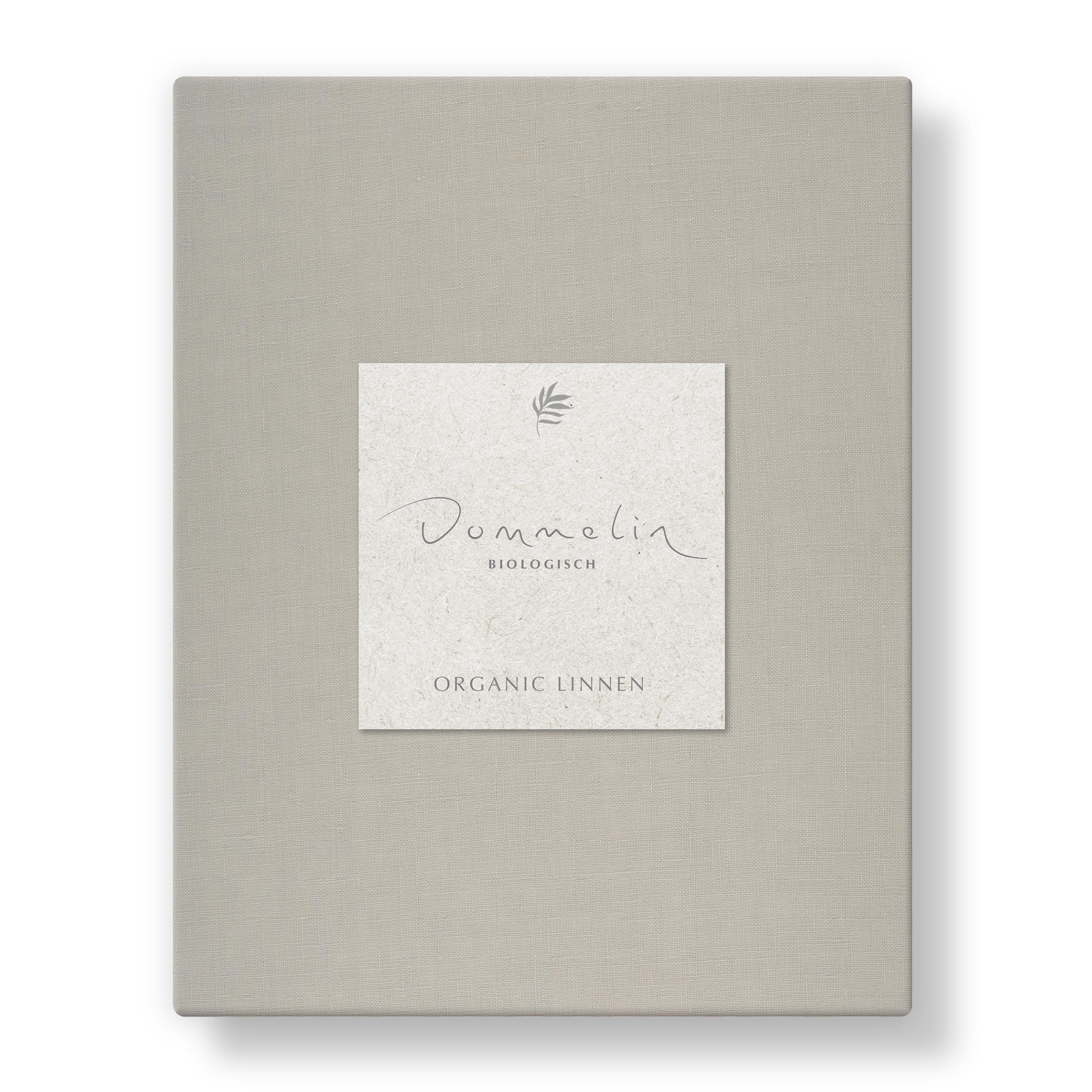 Dommelin Hoeslaken Organic Linnen 140TC Platinum