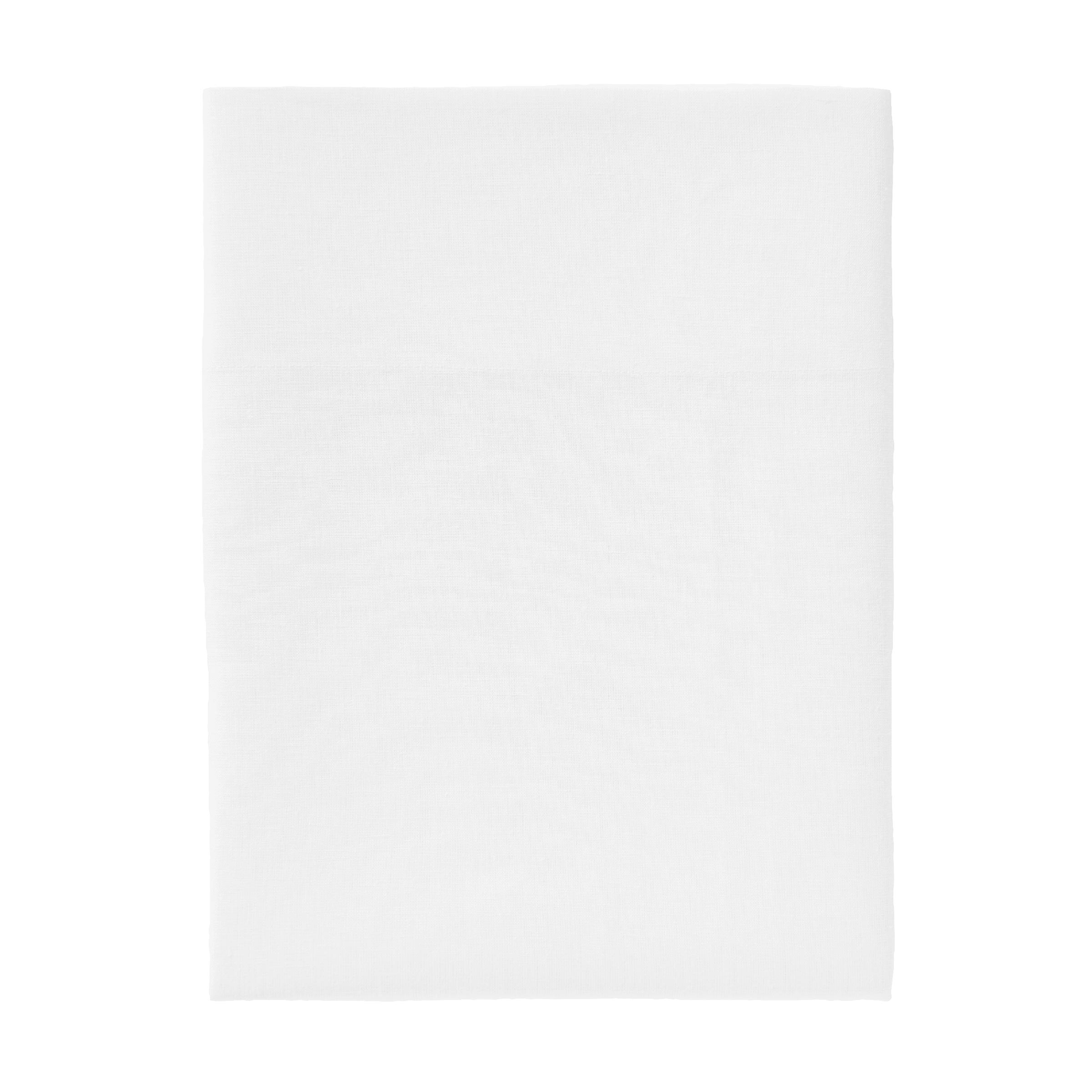 Alexandre Turpault Laken Nouvelle Vague Stonewashed Linnen Wit 270 x 300 cm