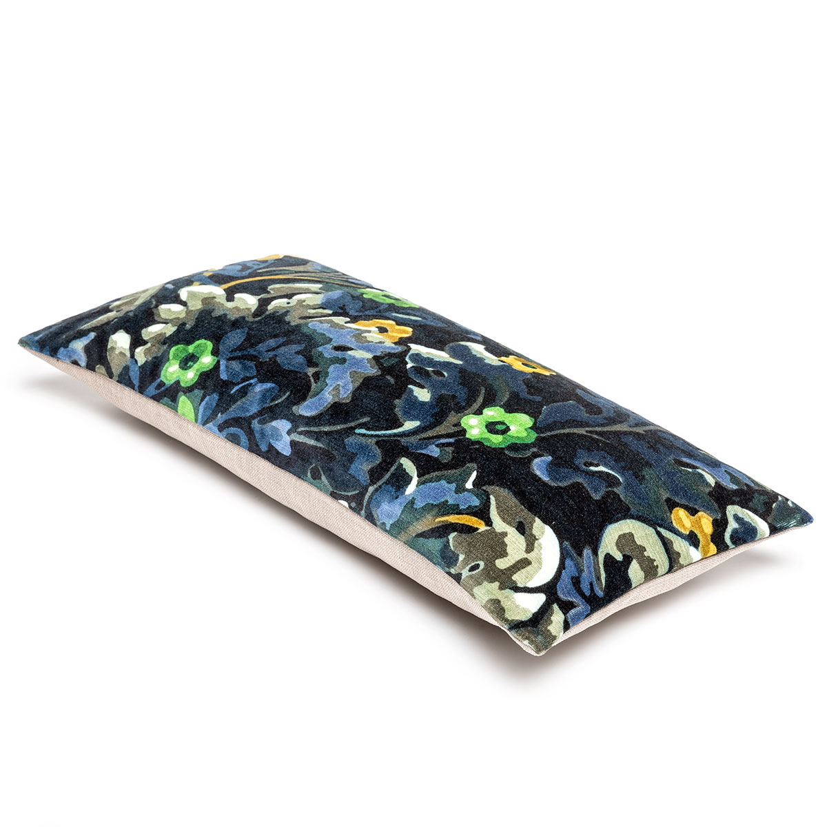 Mrs.Me Sierkussen Fleur Velours Electric Blue 30 x 60 cm