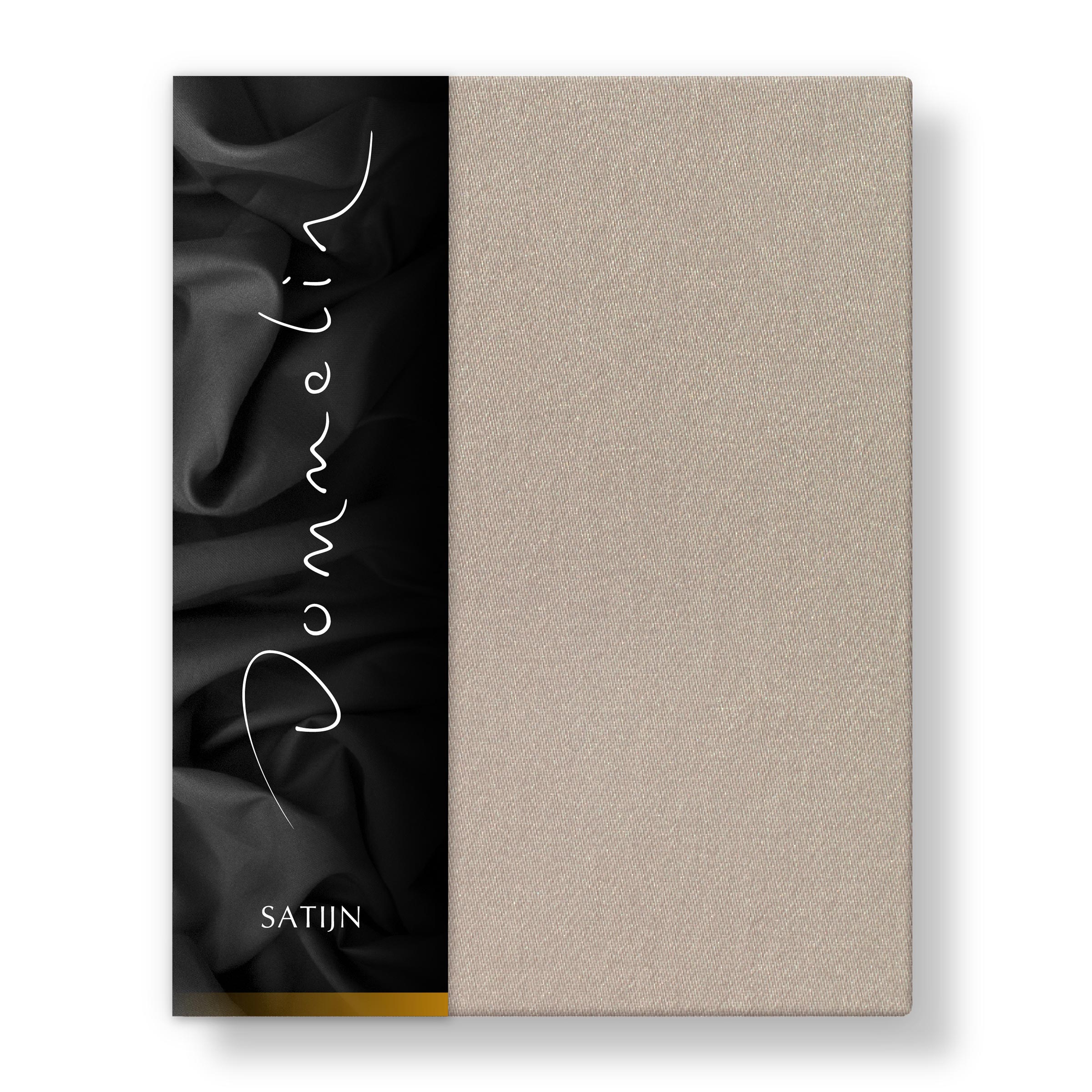 Dommelin Dubbel Split Topper Hoeslaken Satijn 300TC Kaki