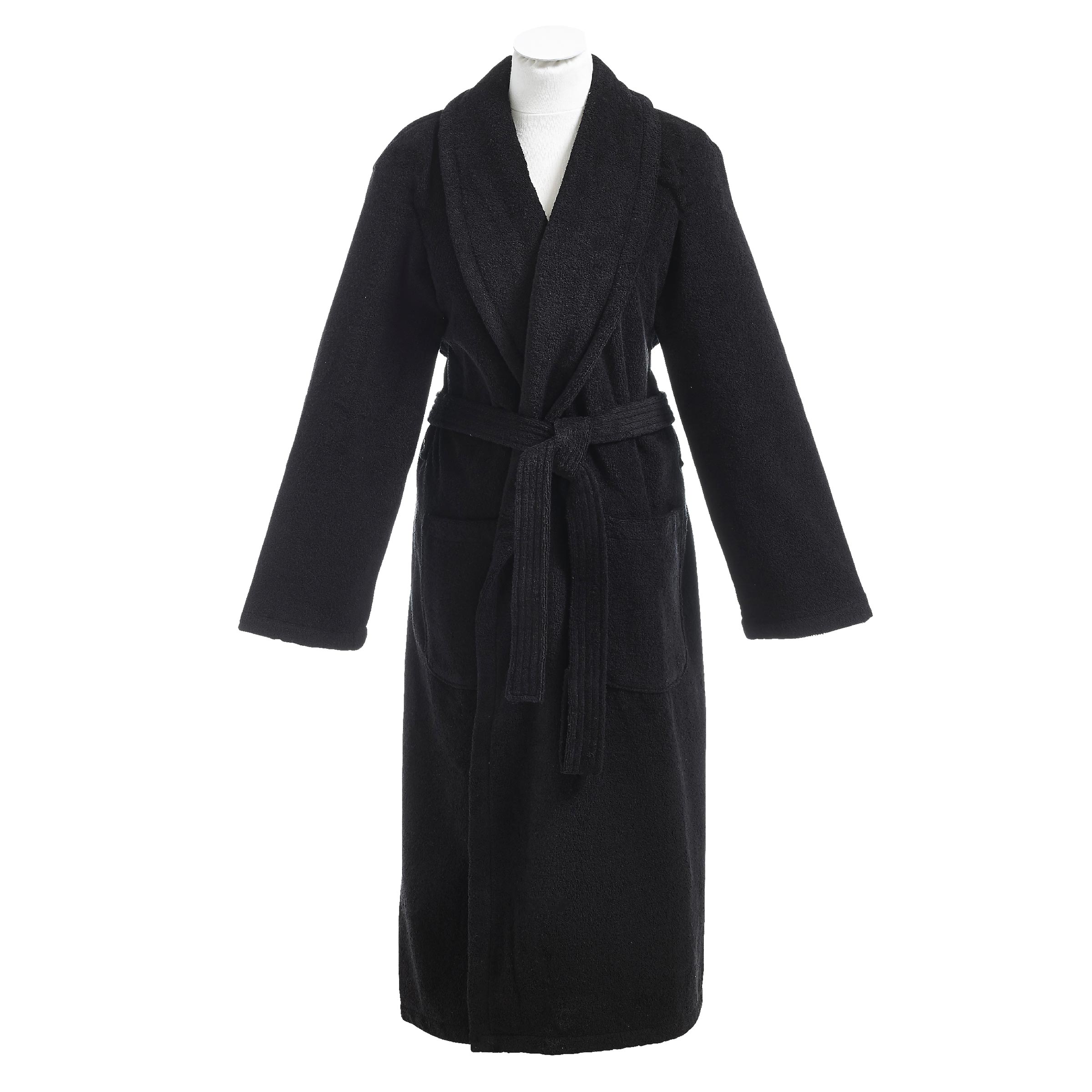 Essix Badjas Aqua Katoen 460 gr/m2 Zwart