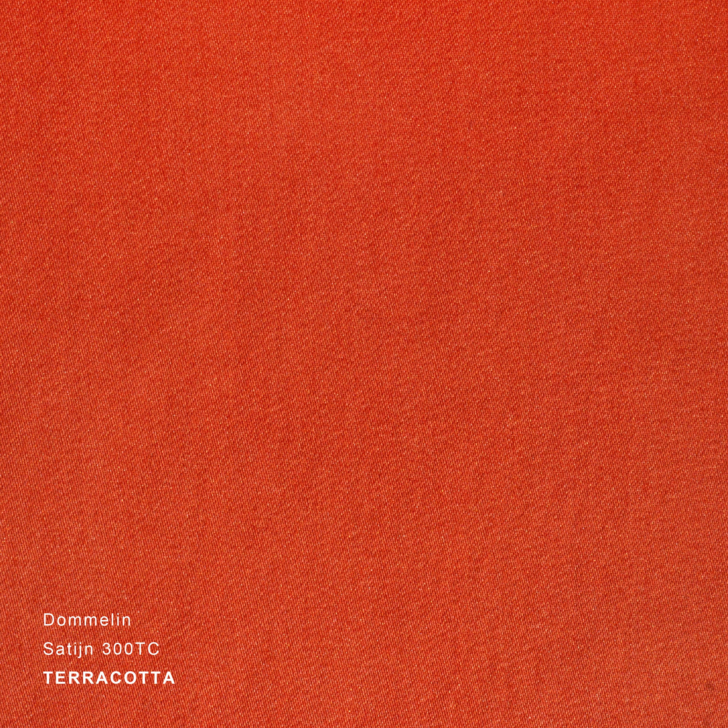 Dommelin Dekbedovertrek Satijn 300TC Terracotta