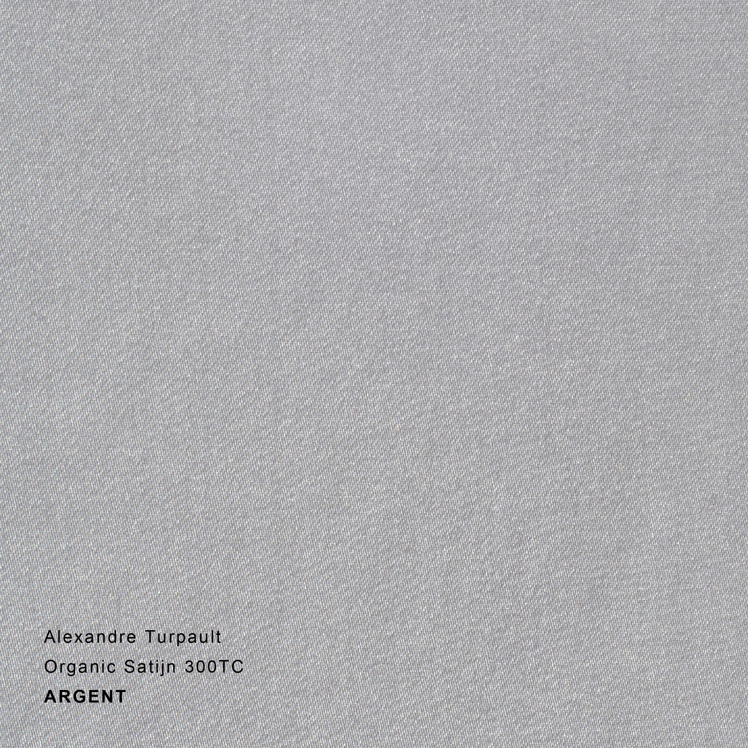 Alexandre Turpault Dekbedovertrek Teophile Organic Satijn 300TC Argent