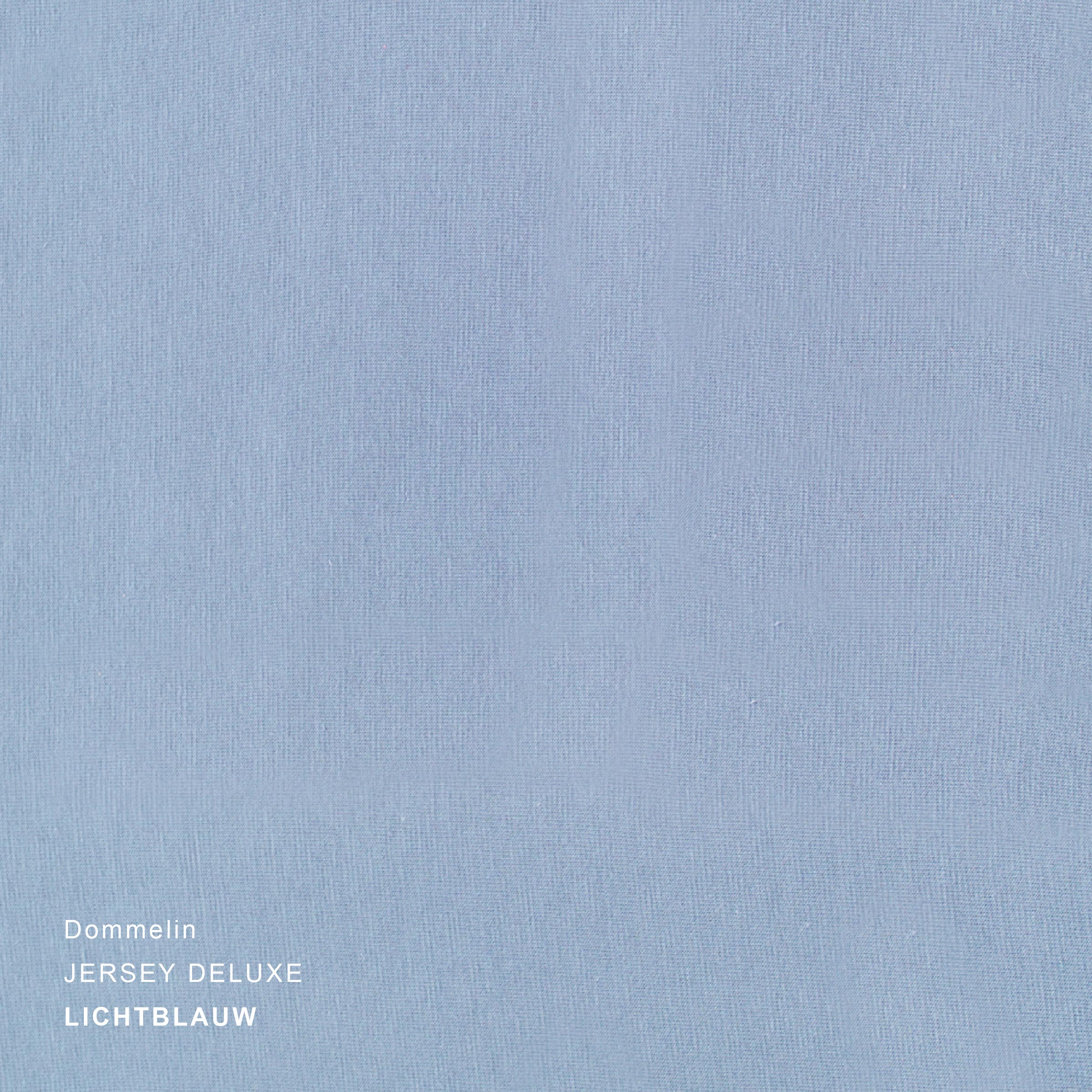 Dommelin Split Hoeslaken Jersey Deluxe Lichtblauw  