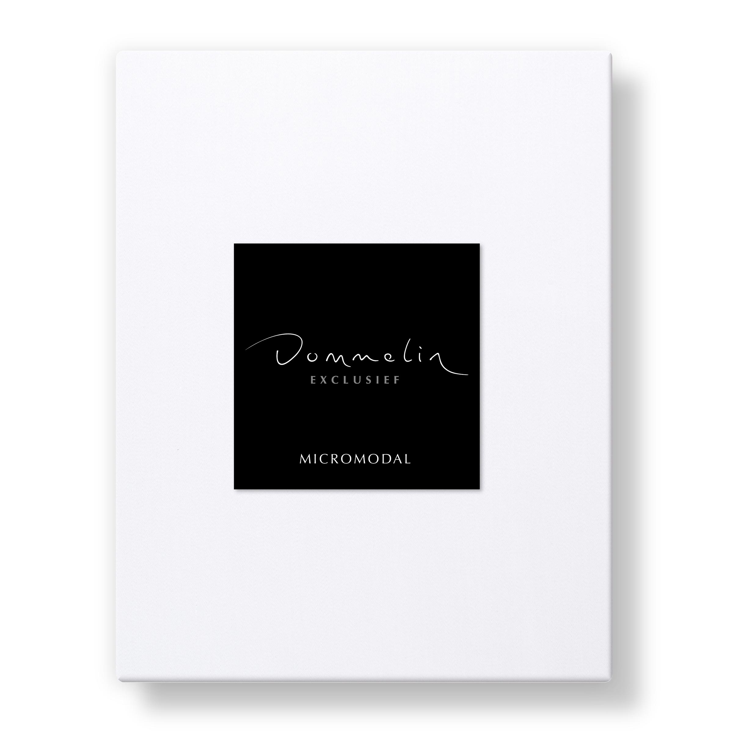 Dommelin Dubbel Split Topper Hoeslaken Micromodal 300TC Wit