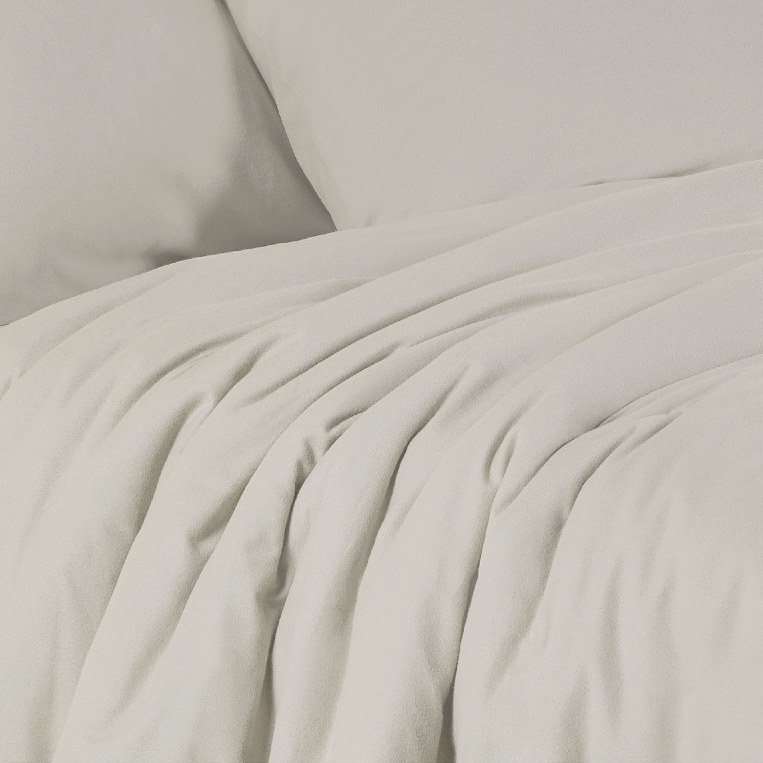 Dommelin Dekbedovertrek Set Flanel Ecru