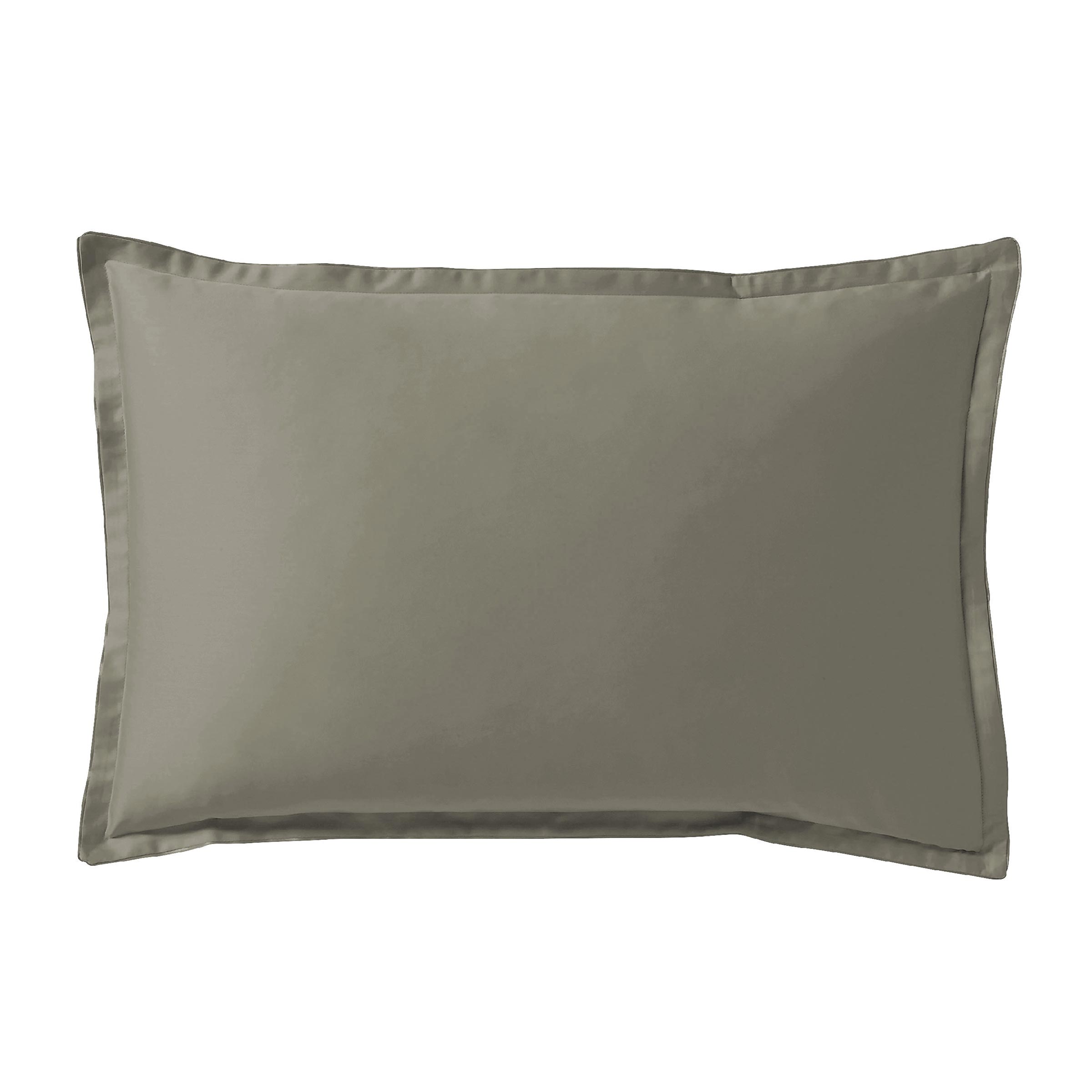 Alexandre Turpault Kussensloop Teophile Organic Satijn 300TC Kaki