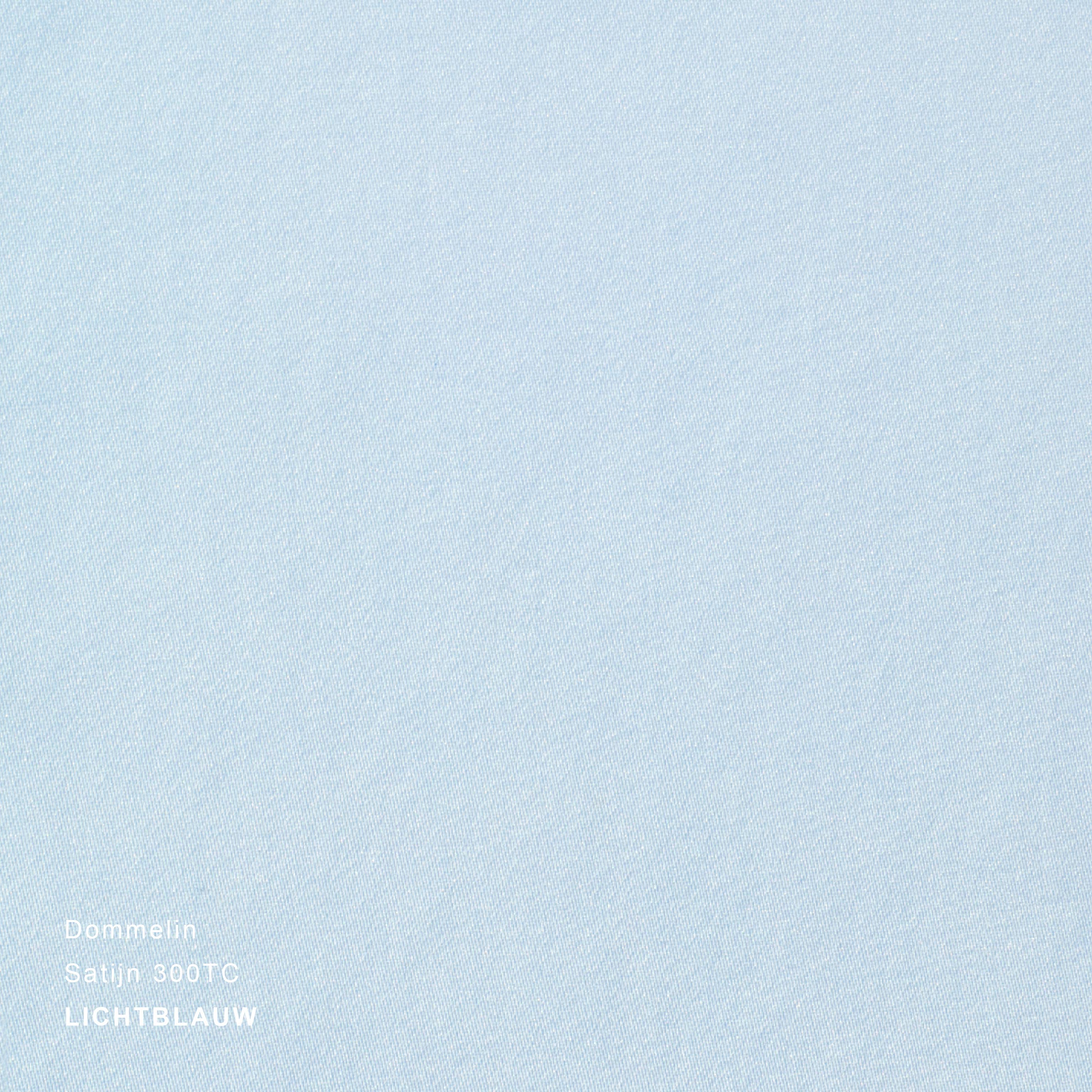 Dommelin Dekbedovertrek Set Satijn 300TC Lichtblauw 
