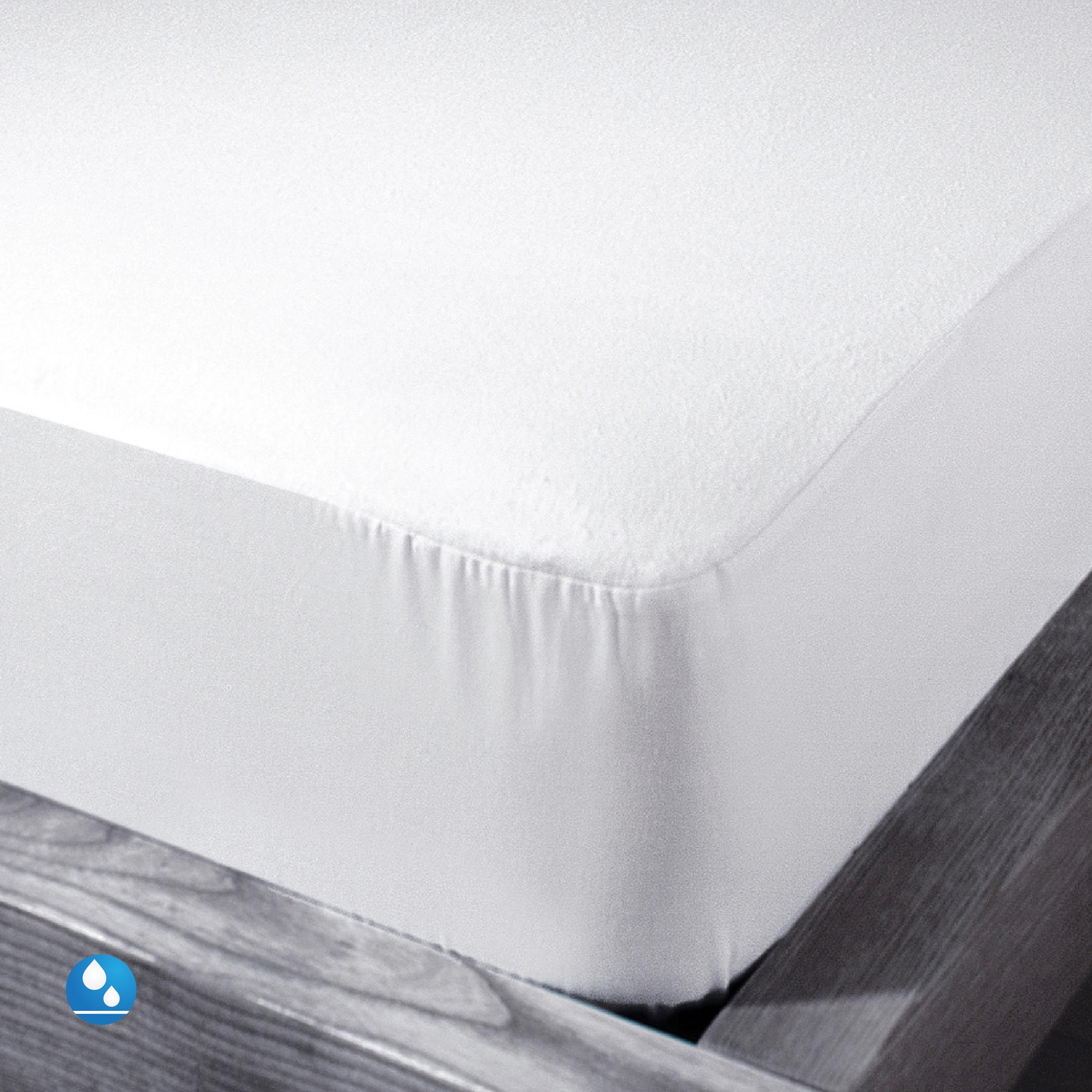 Dommelin Split Hoeslaken Molton Lyocell Waterdicht Wit