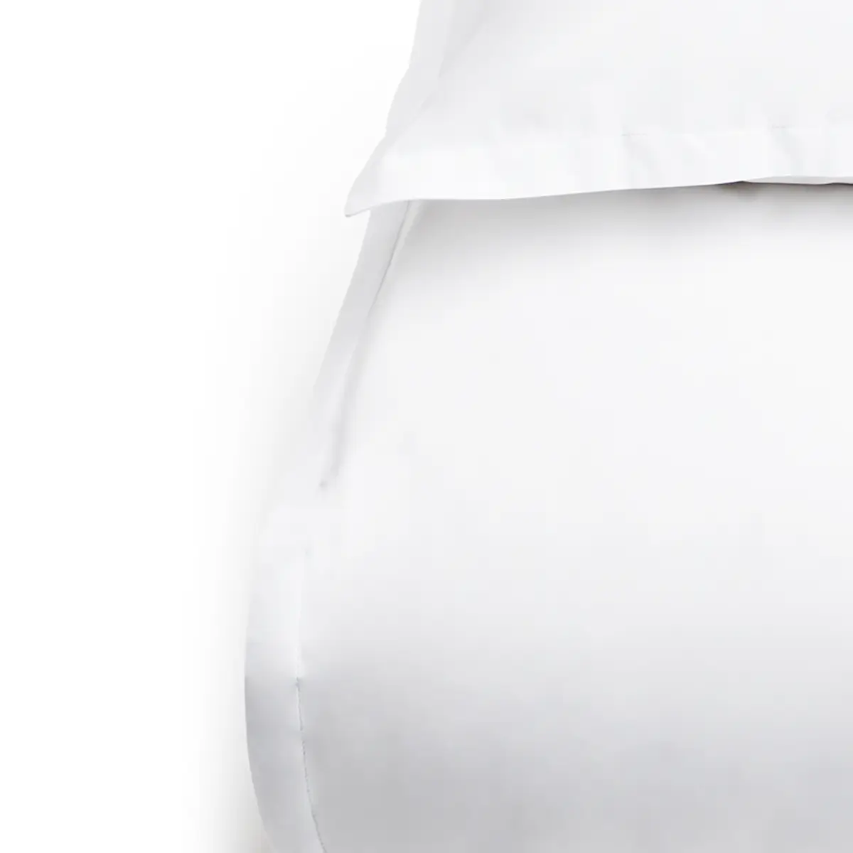 Mrs.Me Dekbedovertrekset Silver Stitch Percal 400TC Wit