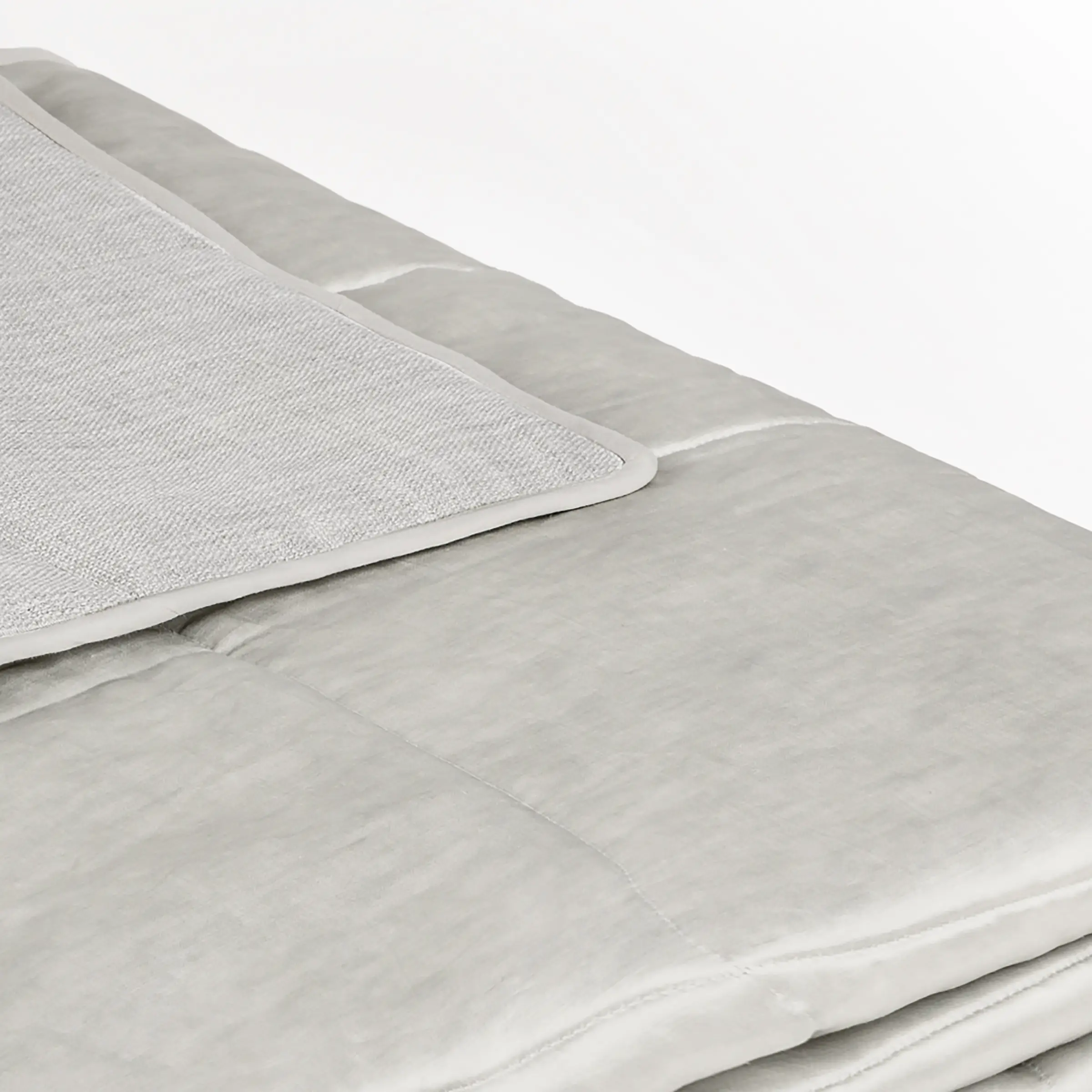 Mrs.Me Bedeind Sprei Luminate Viscose Katoen Hennep Sand 140 x 300 cm