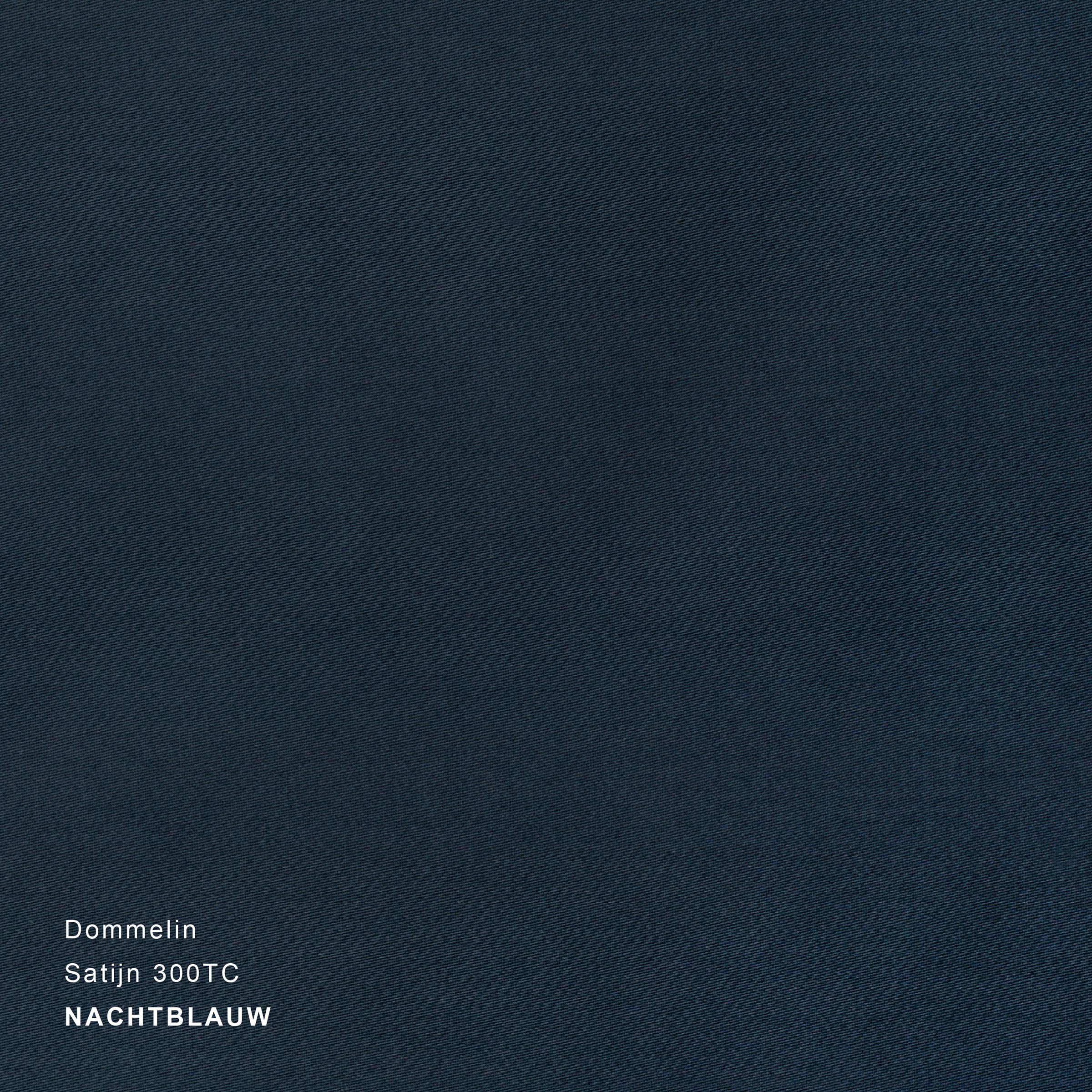 Dommelin Dekbedovertrek Set Satijn 300TC Nachtblauw