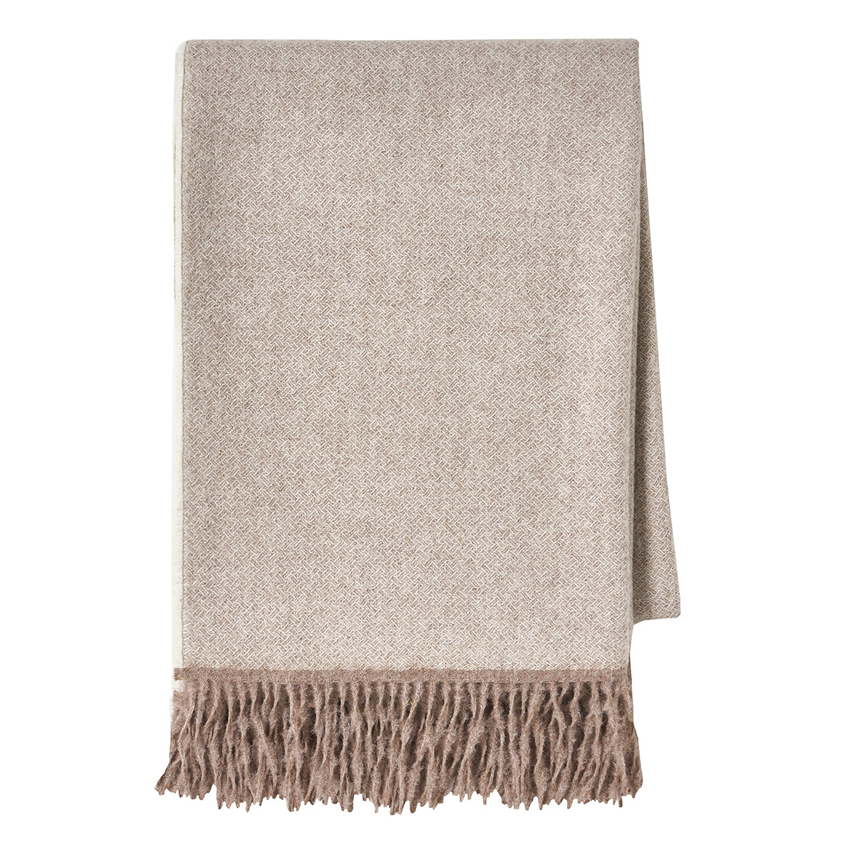 Alexandre Turpault Plaid Nomade Baby Alpaca Beige 130 x 180 cm