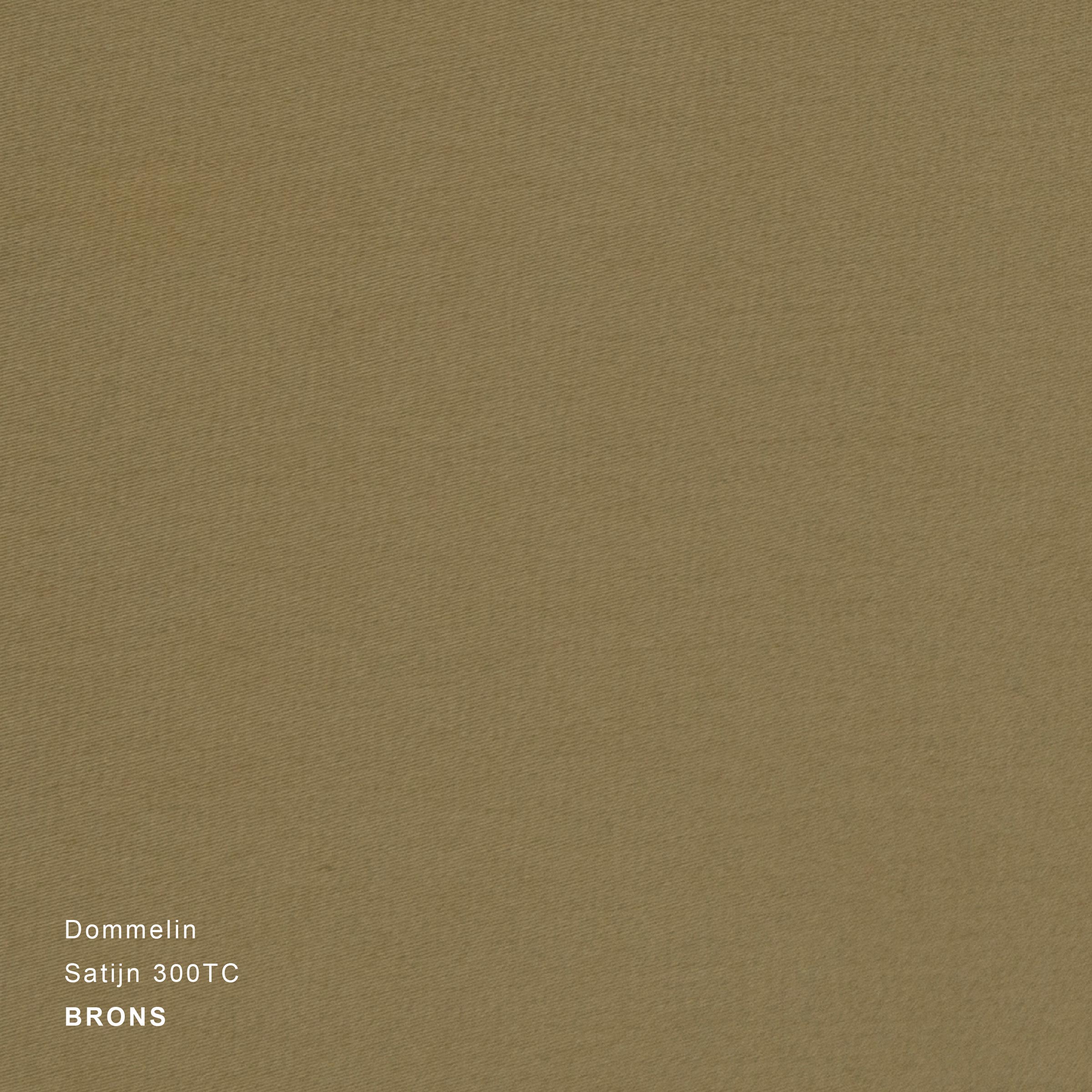 Dommelin Dekbedovertrek Set Satijn 300TC Brons