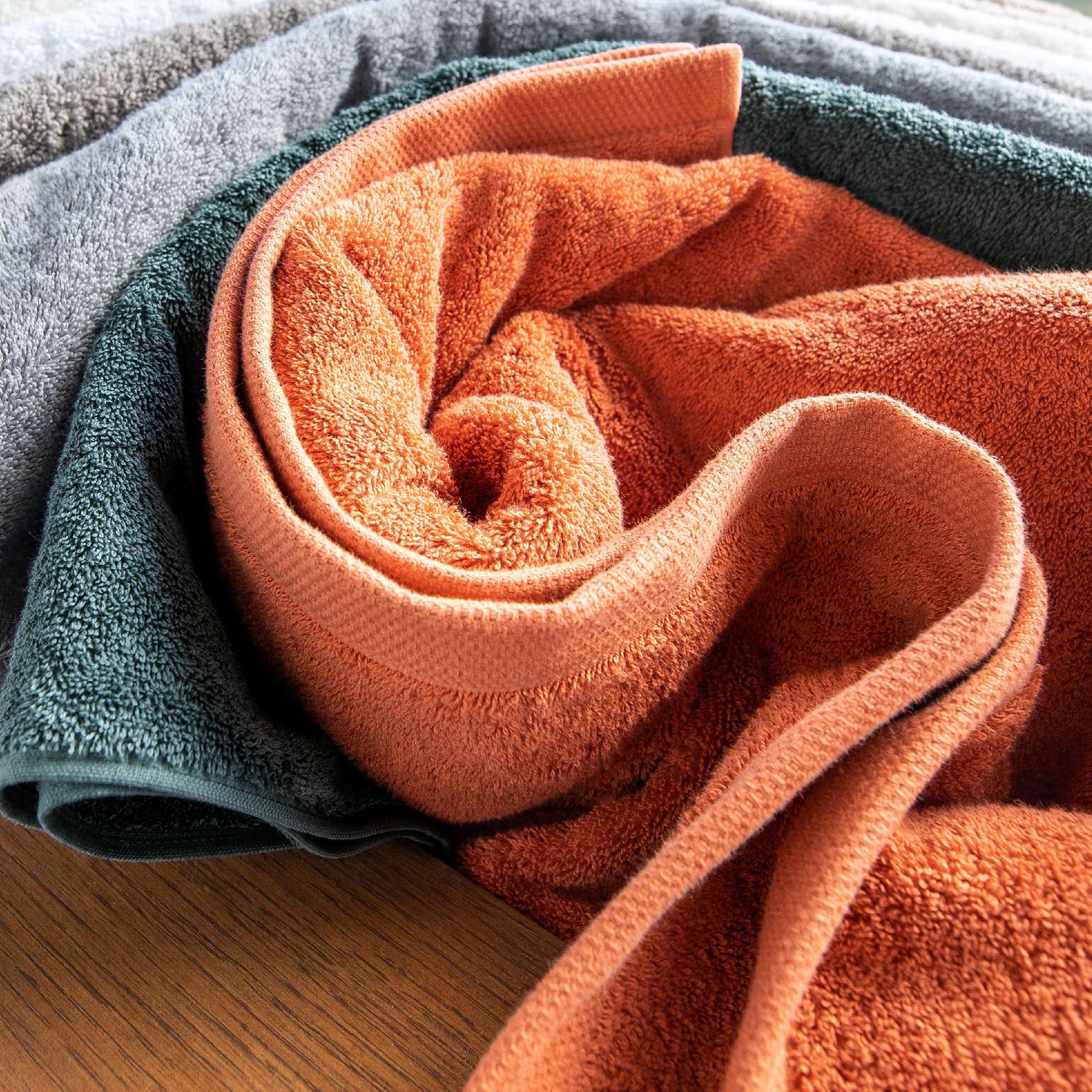 Alexandre Turpault Badlaken Essentiel Organic Katoen 650 gr/m2 Maple 100 x 160 cm