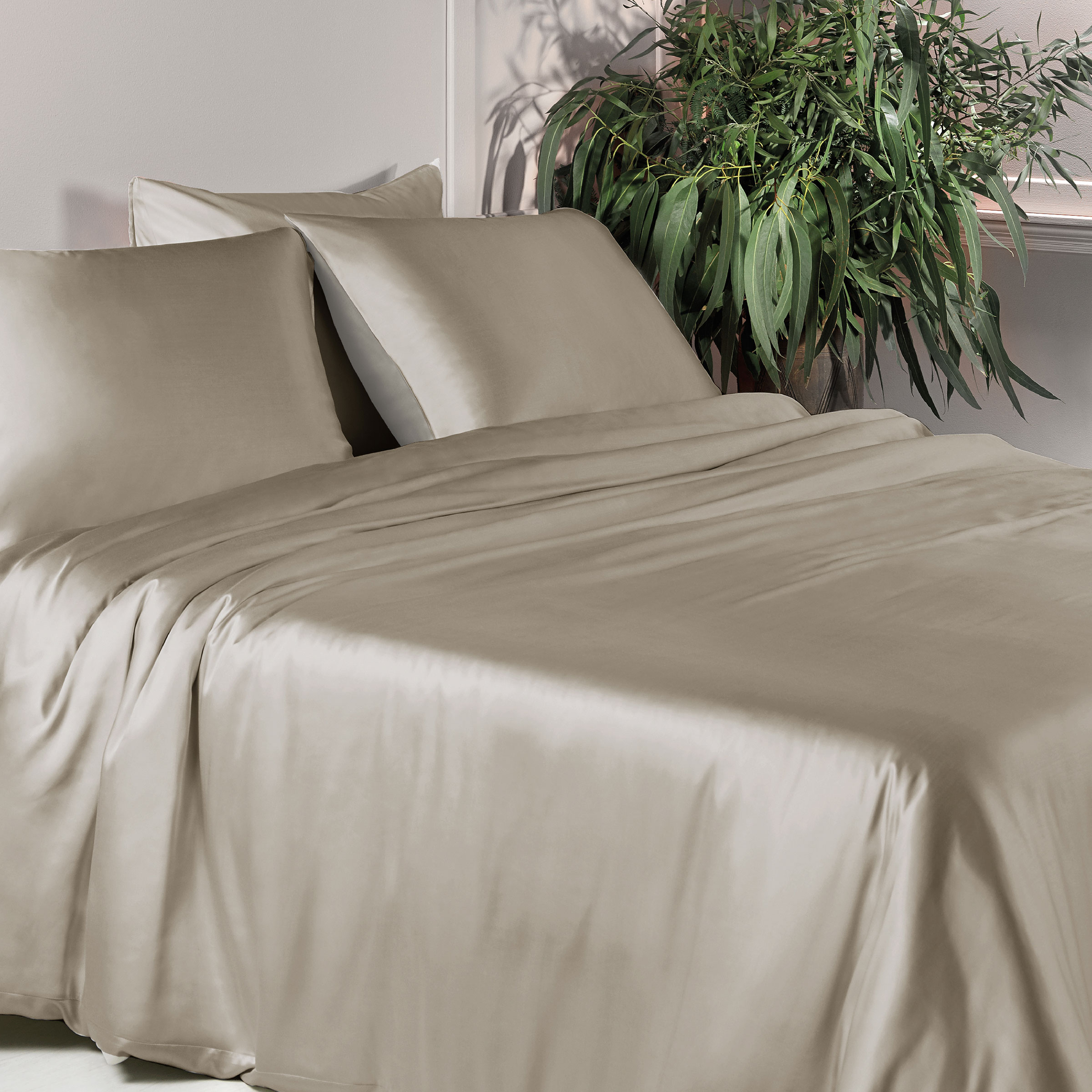 Dommelin Dekbedovertrekset Faya Micromodal 300TC Vlas