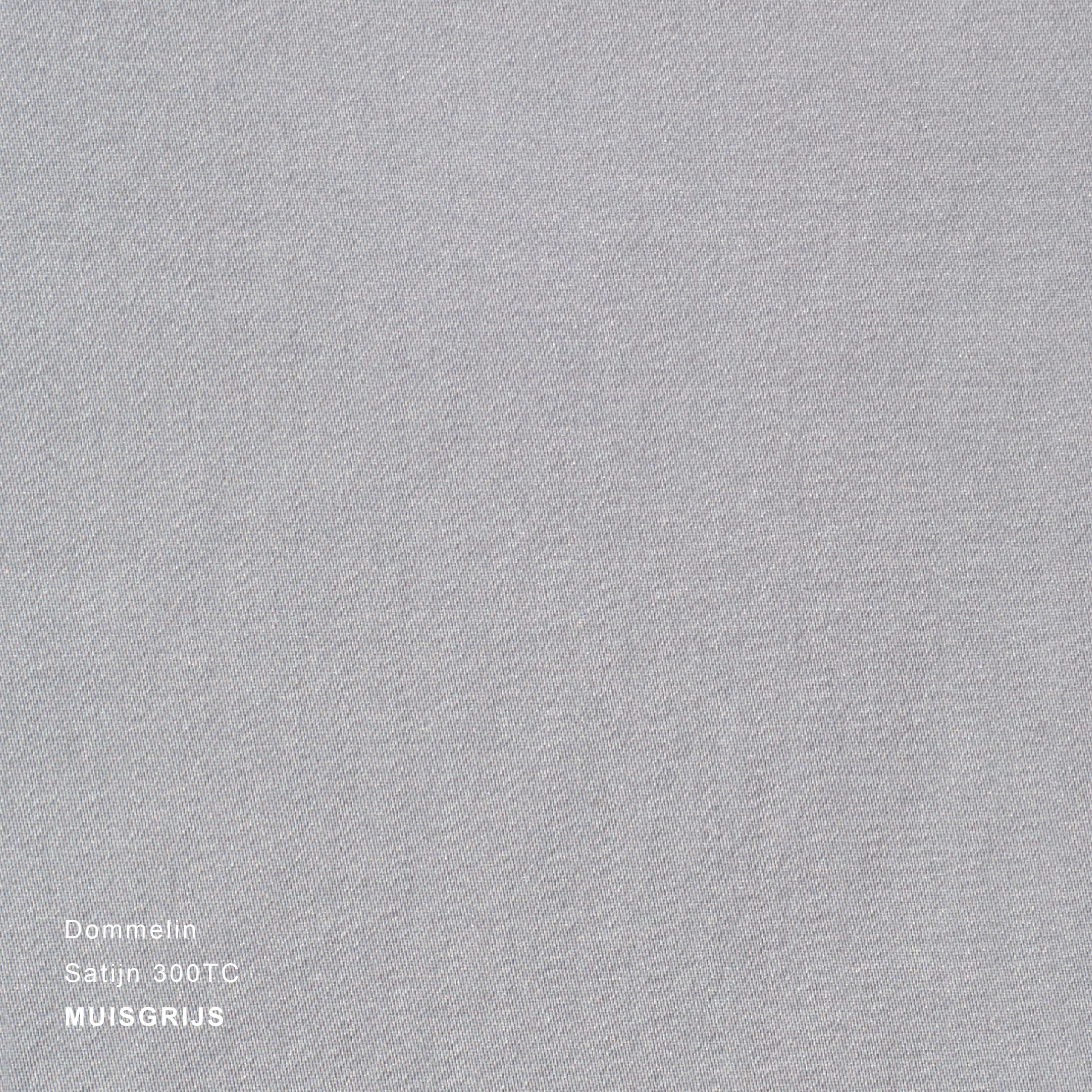 Dommelin Dekbedovertrek Set Satijn 300TC Muisgrijs
