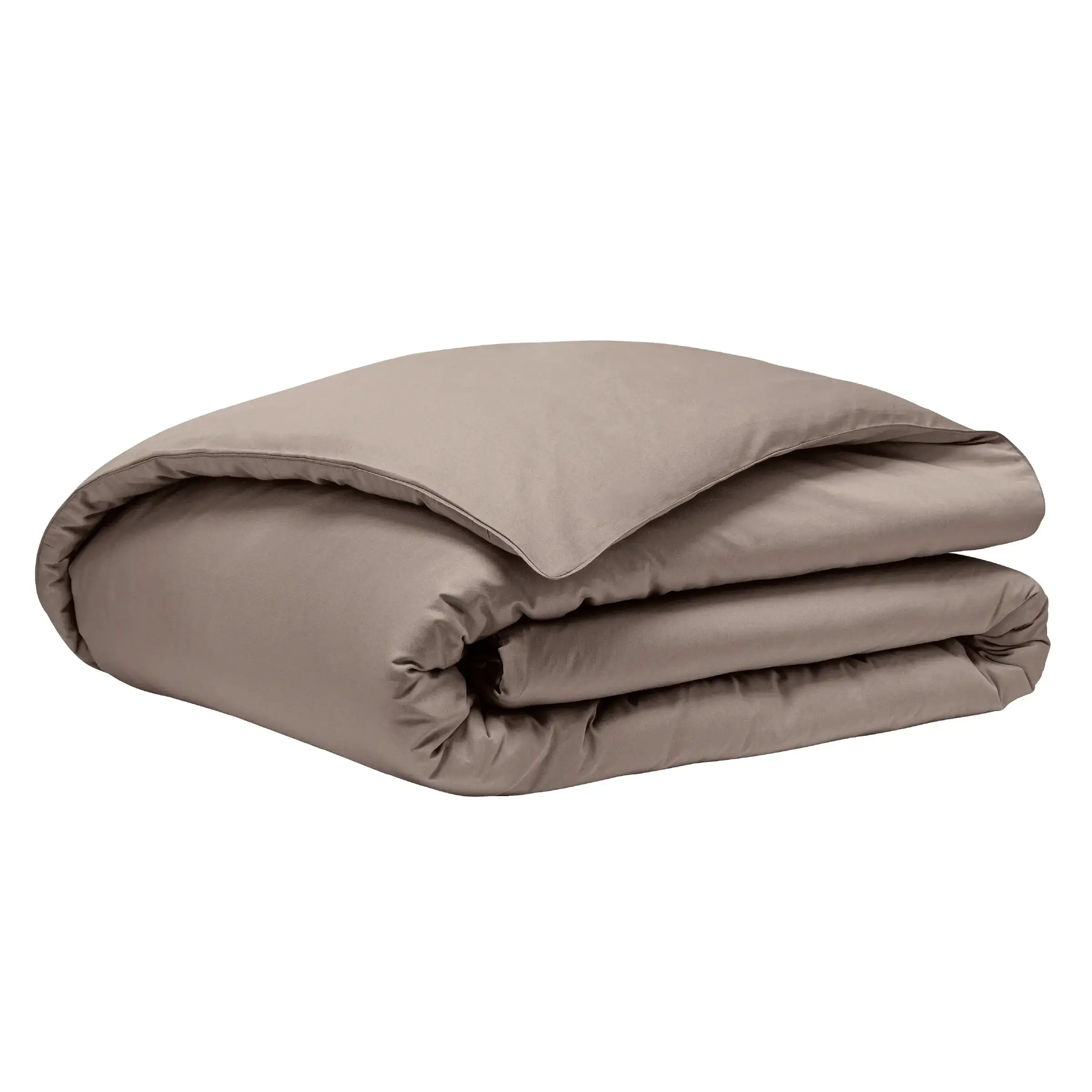 Alexandre Turpault Dekbedovertrek Teophile Organic Satijn 300TC Deer Brown