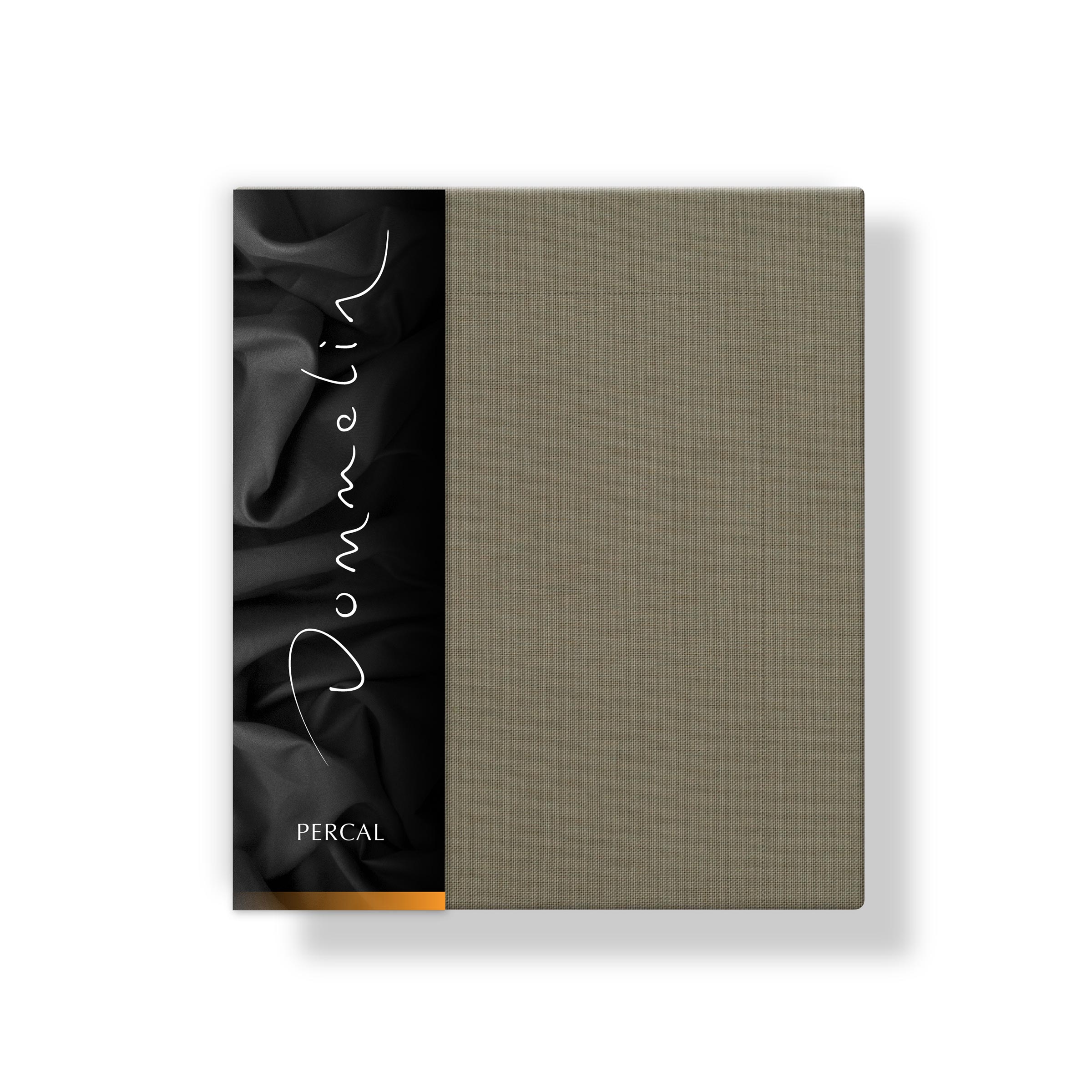 Dommelin Kussensloop Volant Percal 200TC Taupe 60 x 70 cm