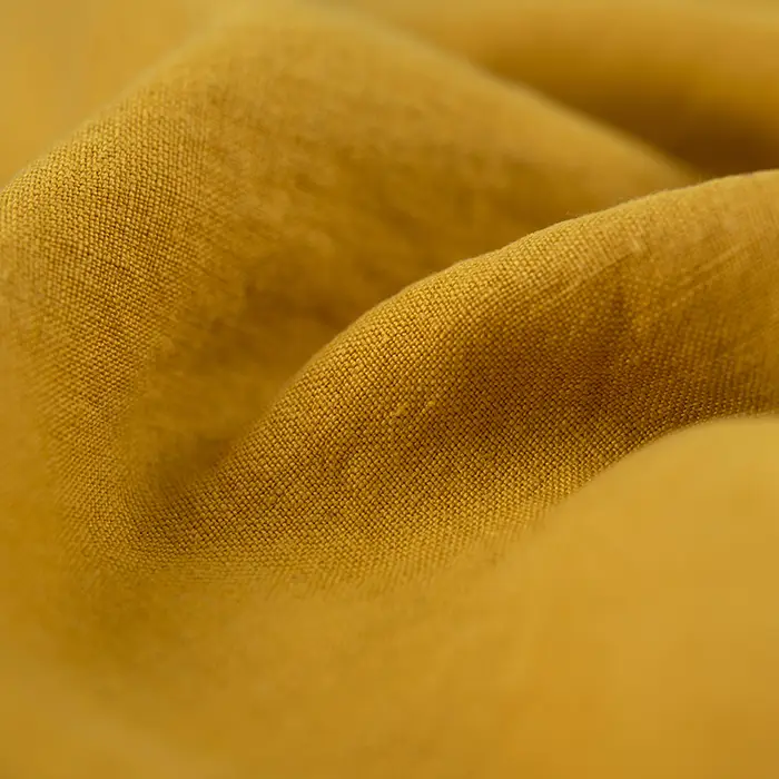 Dommelin Dekbedovertrek Tough Stonewashed Linnen Ambergeel