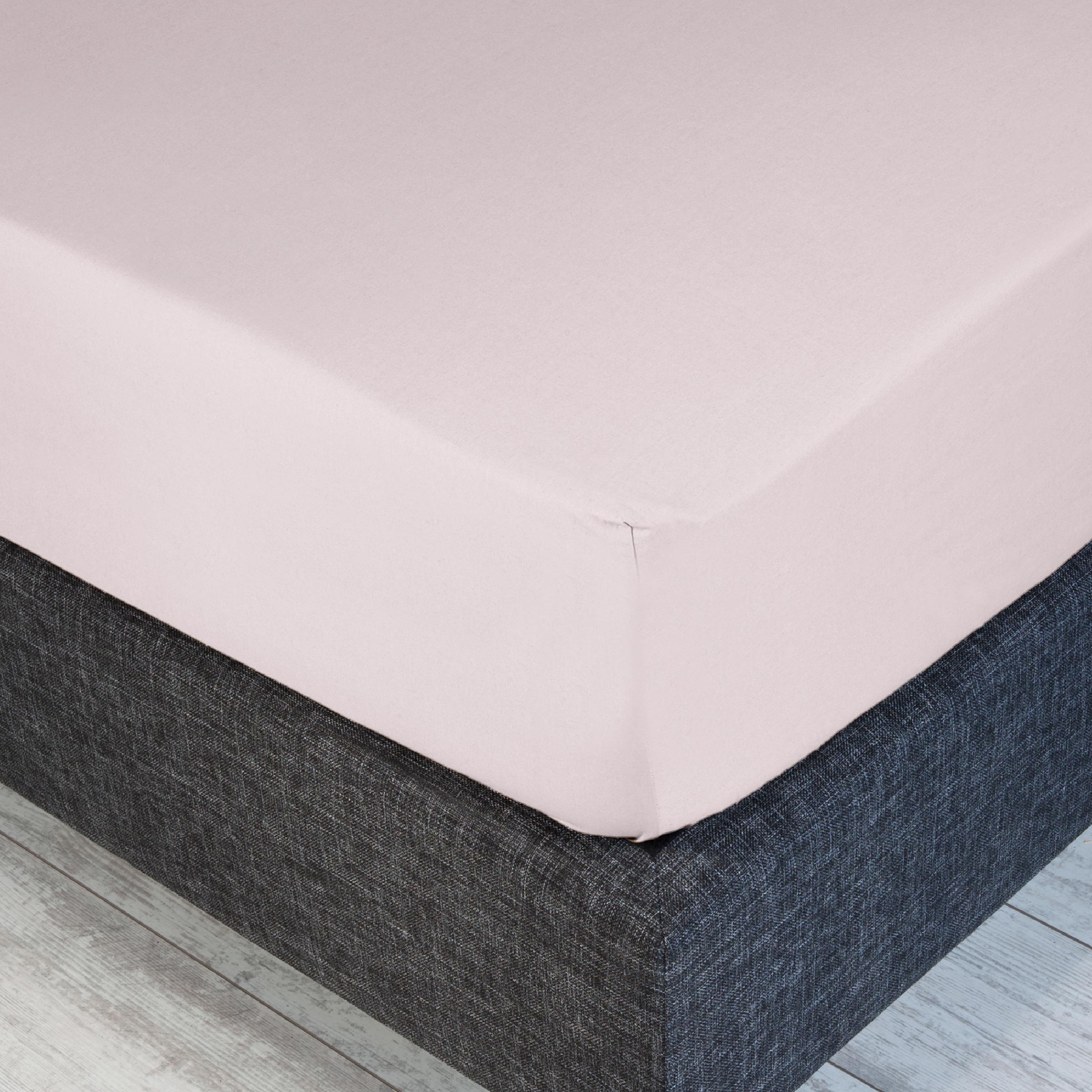 Dommelin Hoeslaken Satijn 300TC Lichtroze