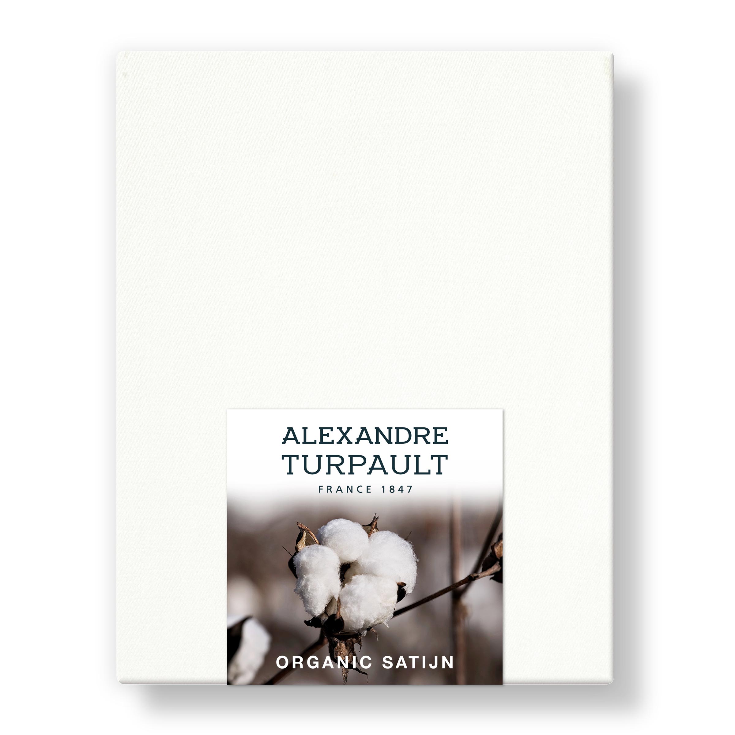 Alexandre Turpault Hoeslaken Teophile Organic Satijn 300TC Hermine
