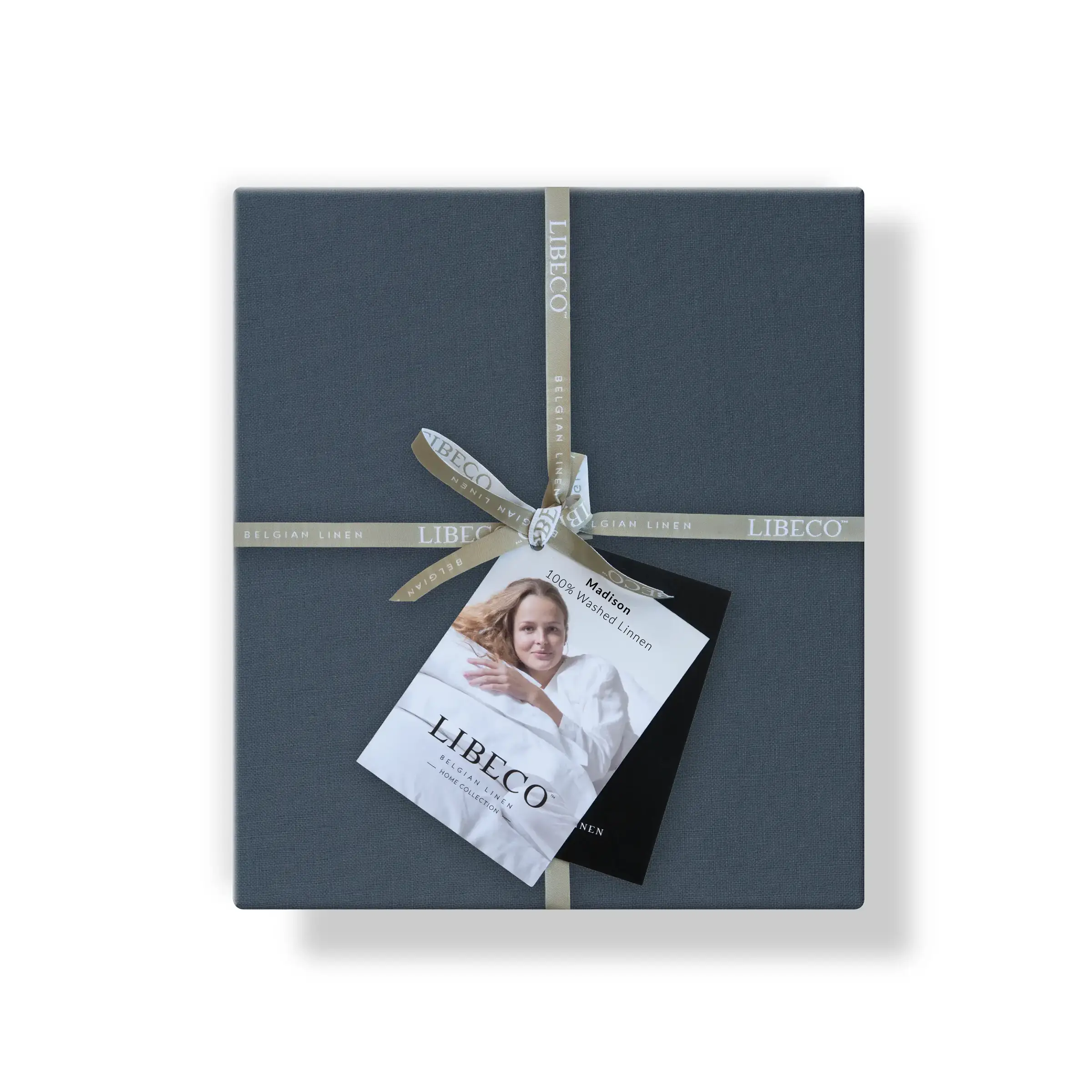 Libeco Kussensloop Madison Washed Linnen 175 gr/m2 Navy
